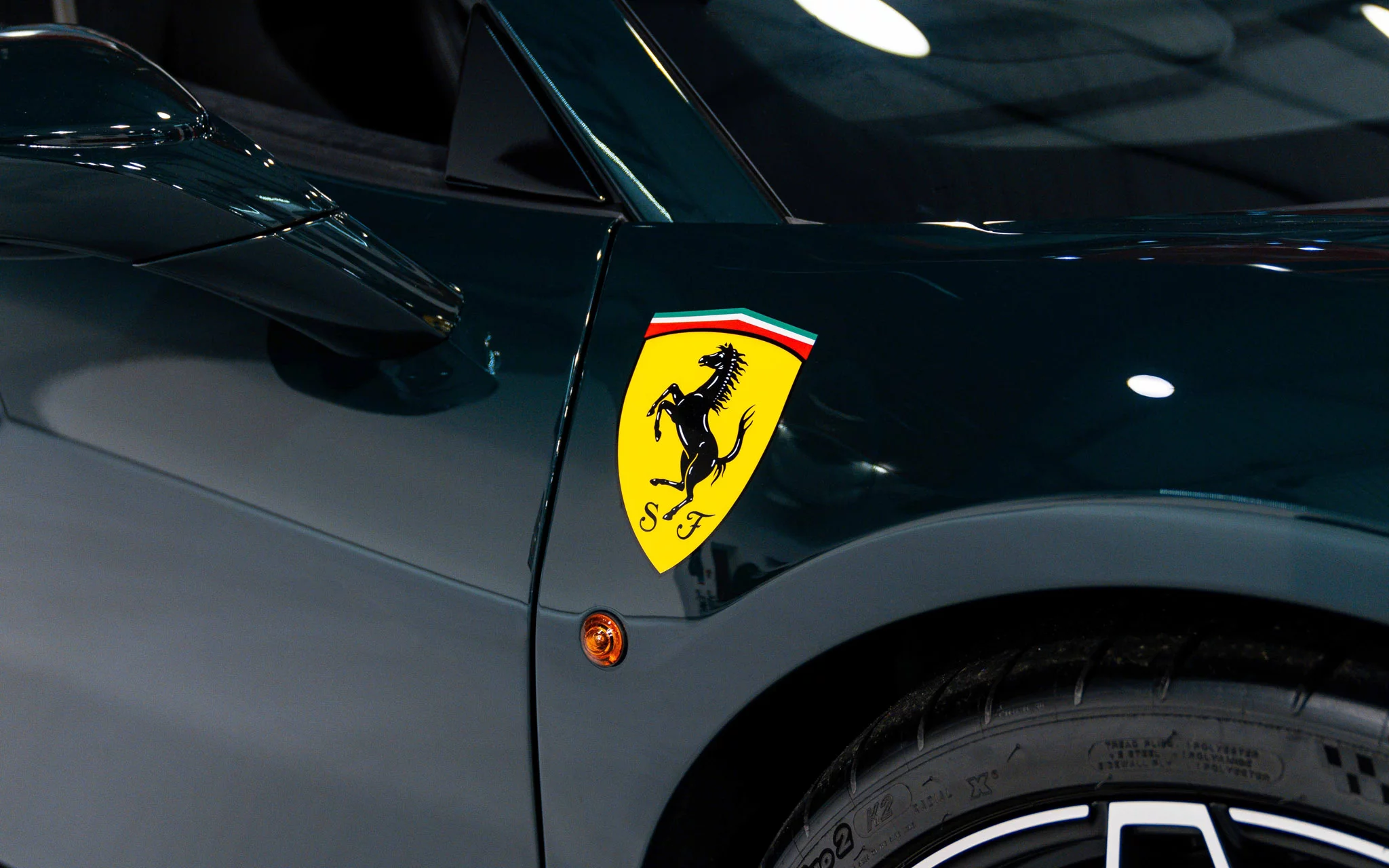 Verde British Racing Ferrari 488