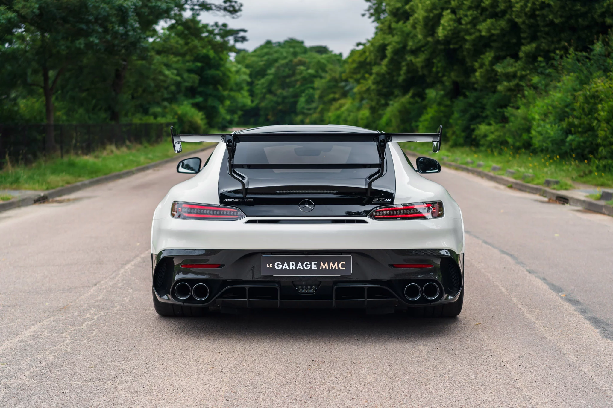 Diamond White Mercedes-AMG GT