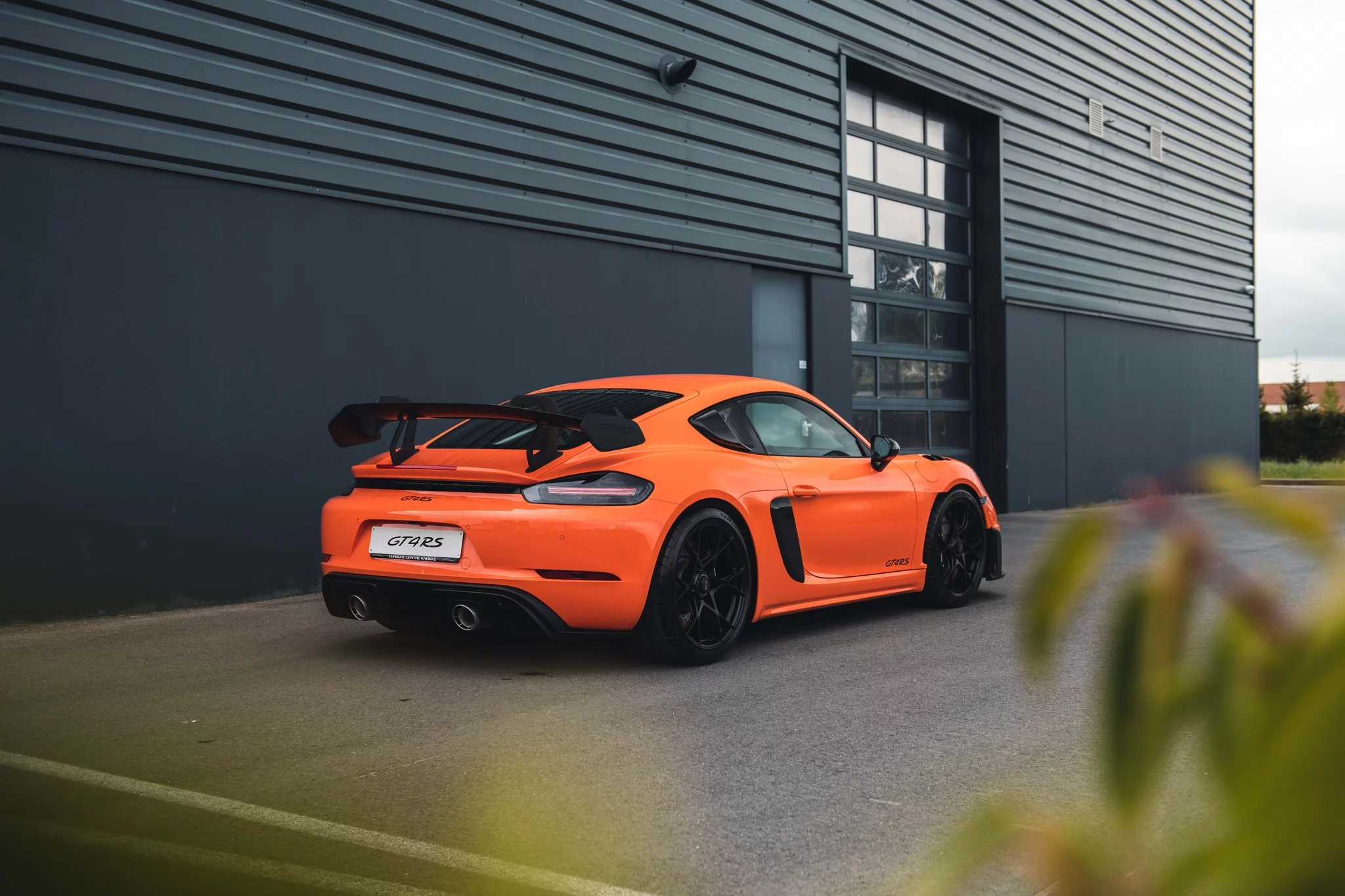 Gulf Orange Porsche 718 Cayman GT4 RS