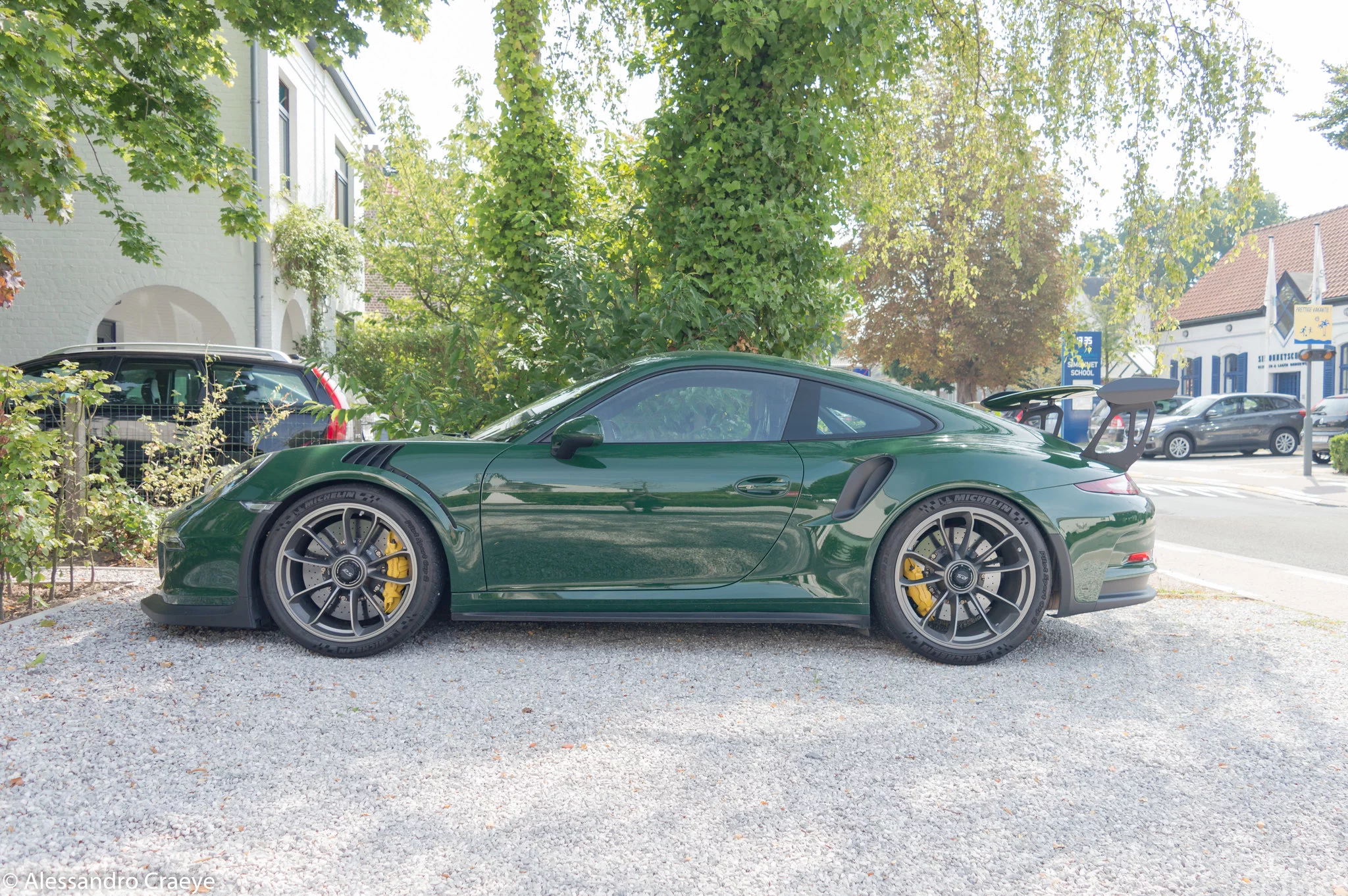 British Racing Green Porsche 911 GT3 RS