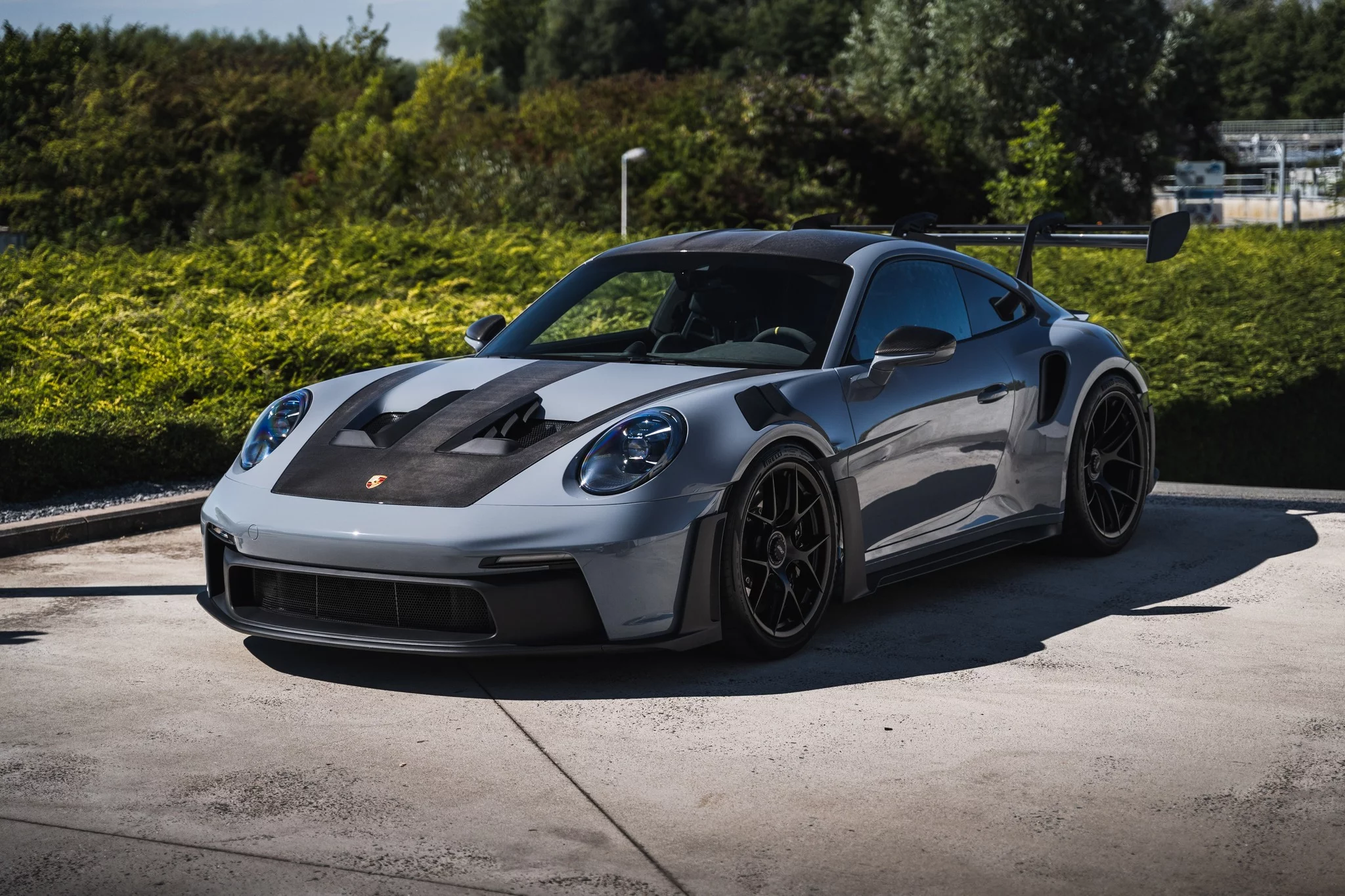Arctic Grey Porsche 911 GT3 RS