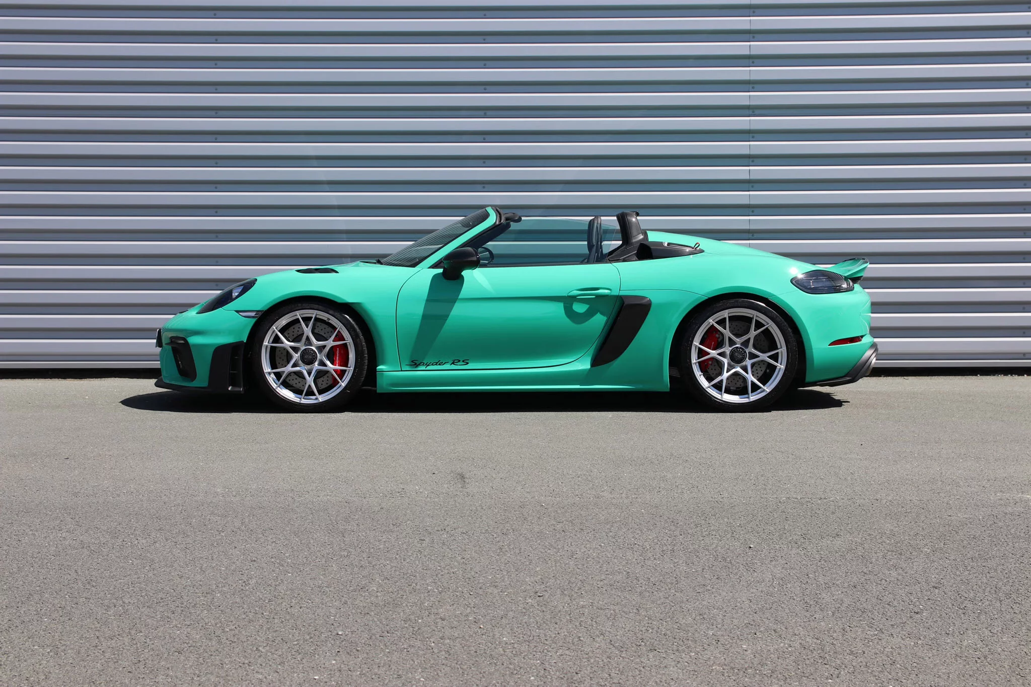 Lighter Green Porsche 718 Spyder RS