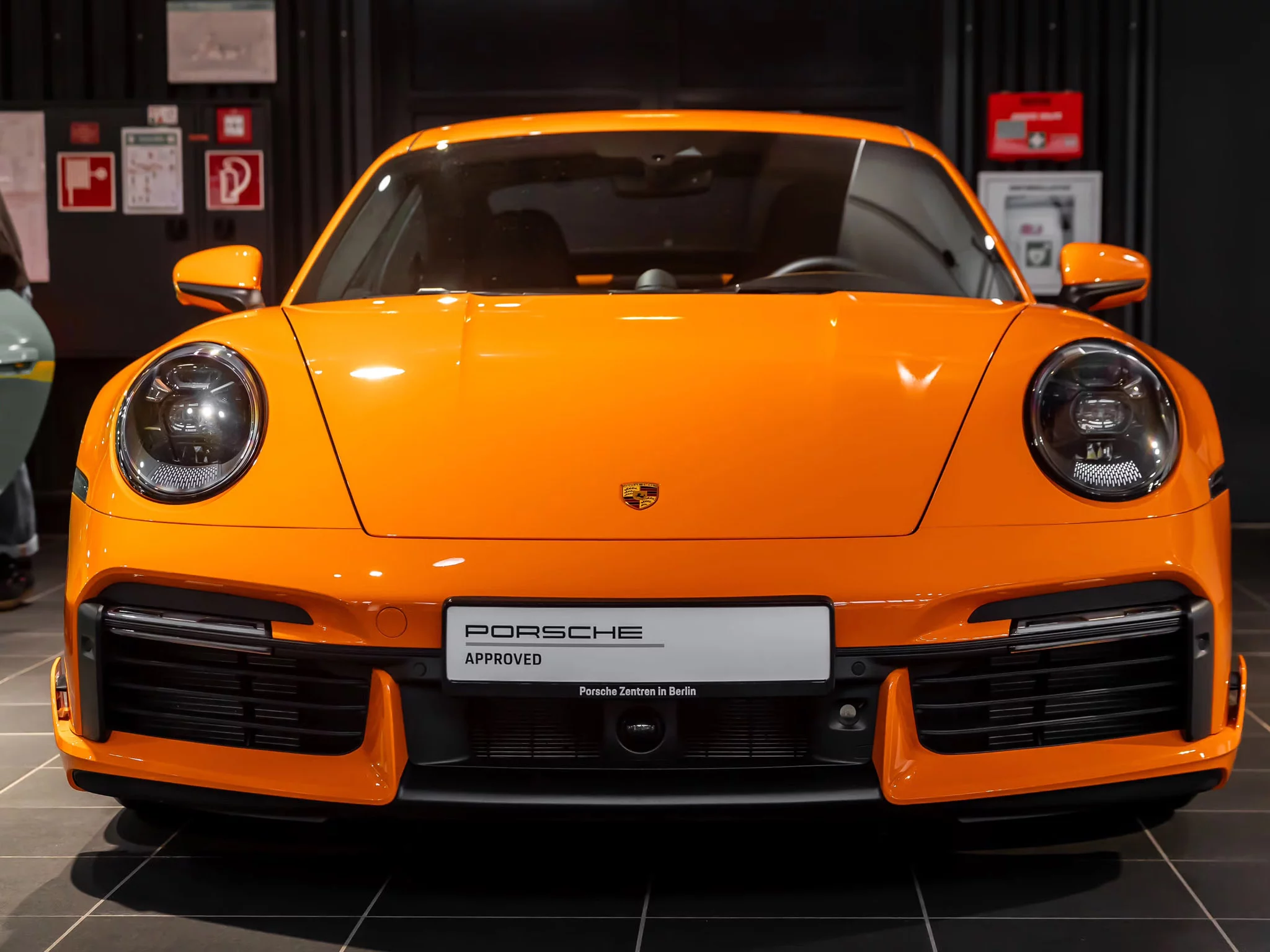 Pastel Orange Porsche 911 Turbo