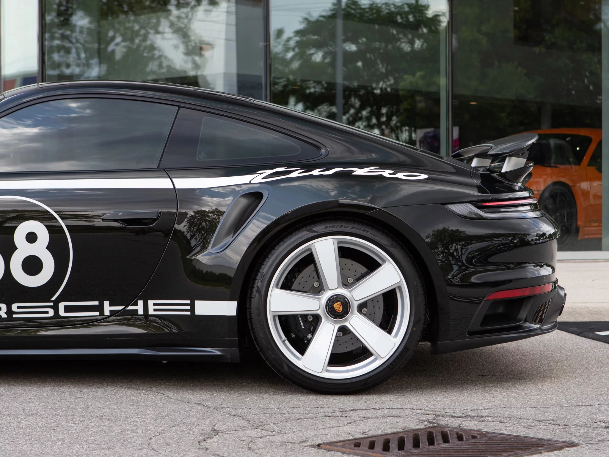 Dark Olive Metallic Porsche 911 Turbo