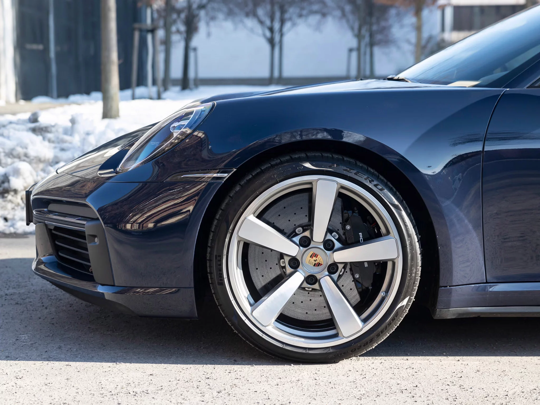 Dark Sea Blue Porsche 911 Turbo