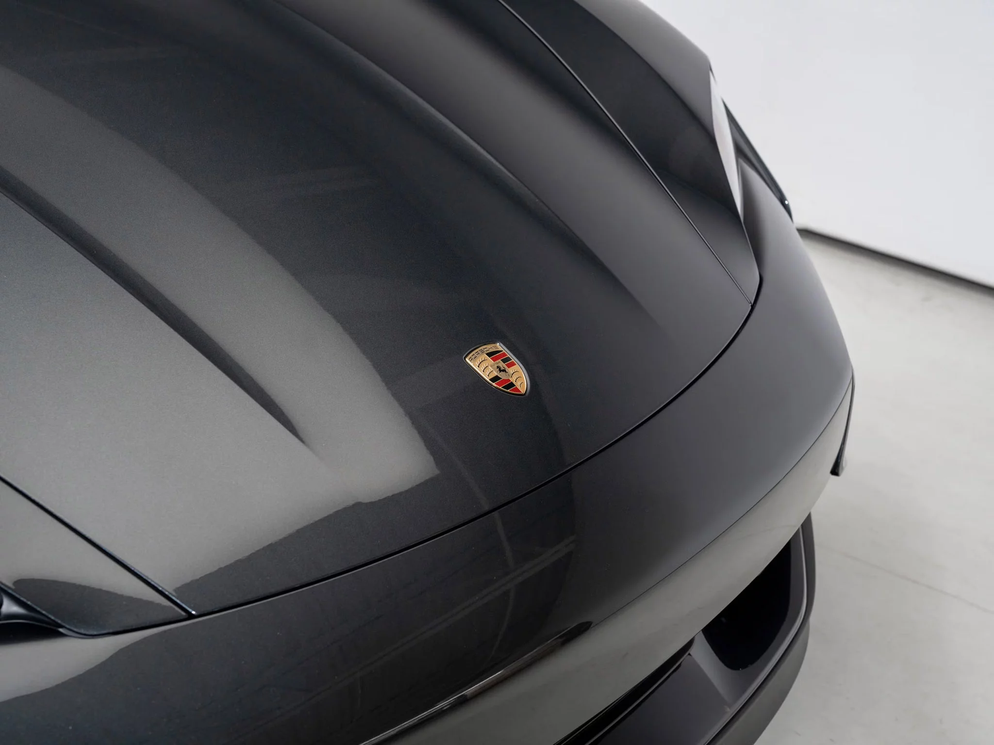 Volcano Grey Metallic Porsche Taycan