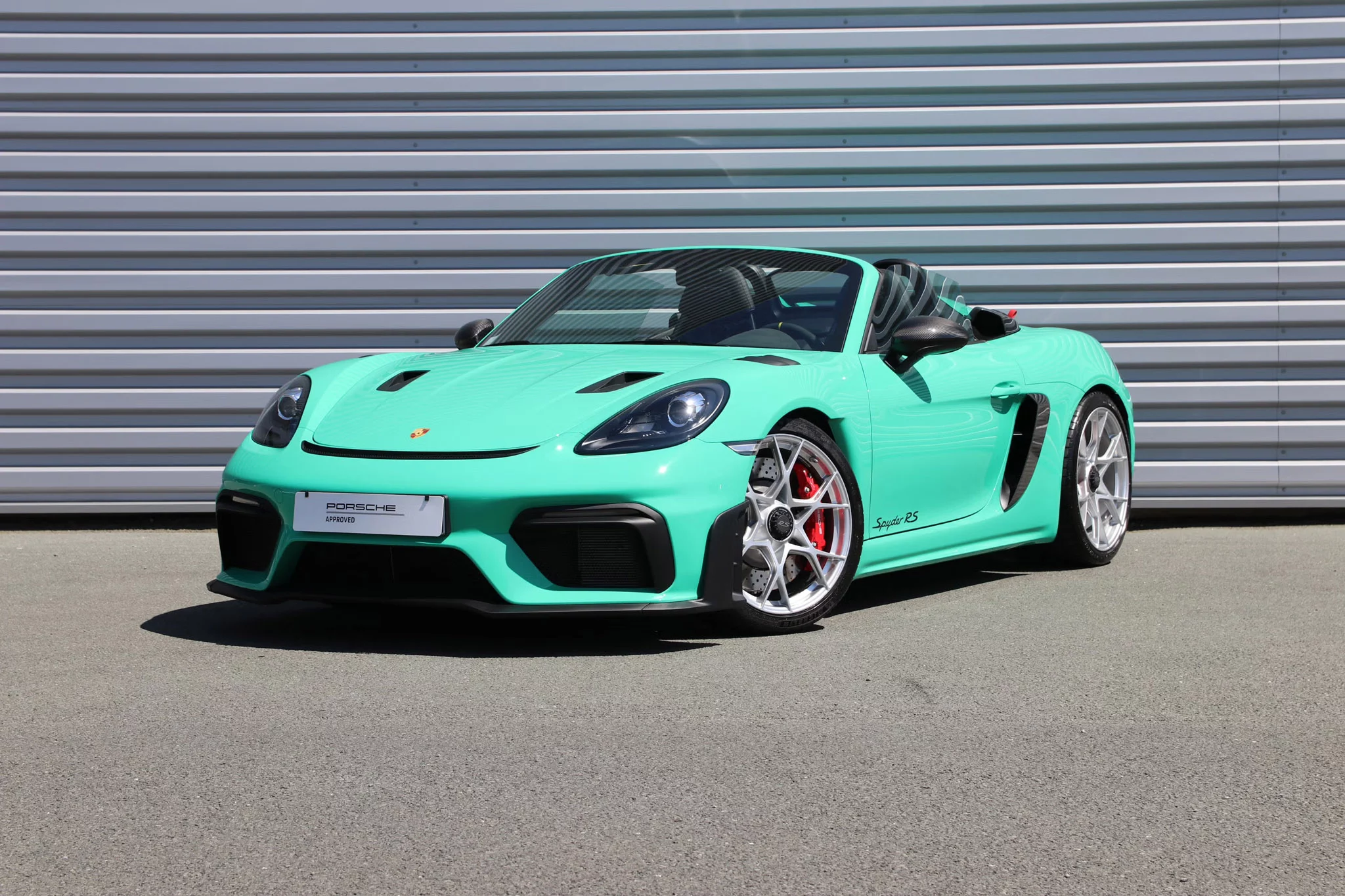 Lighter Green Porsche 718 Spyder RS