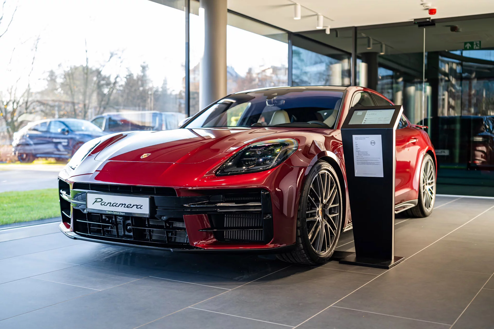 Arena Red Porsche Panamera