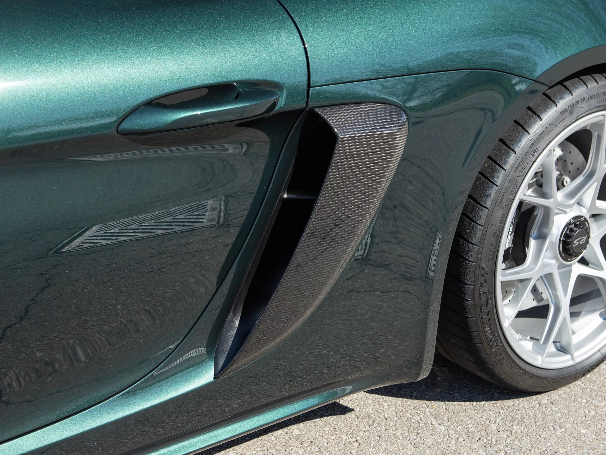 Forest Green Metallic Porsche 718 Spyder RS