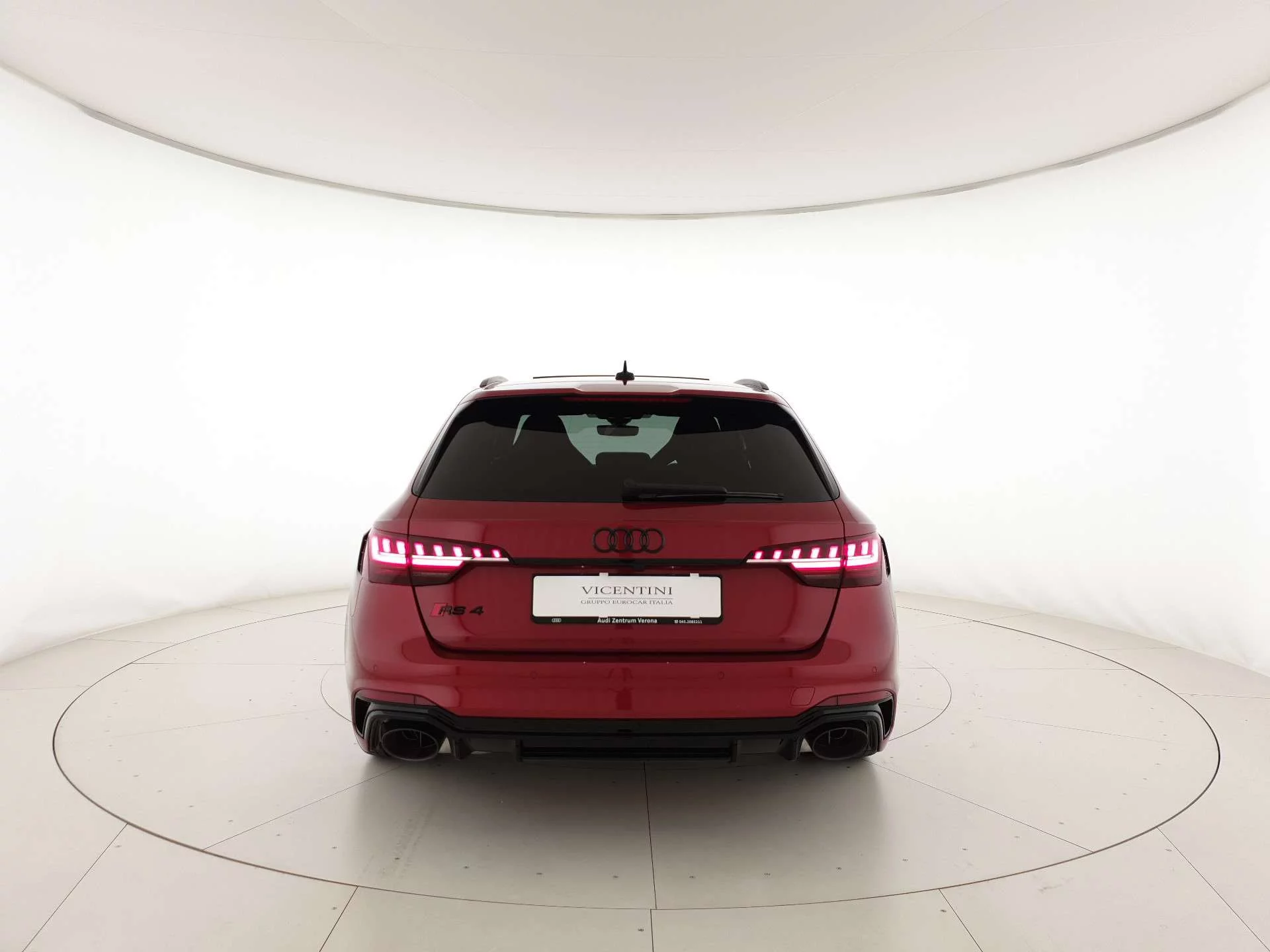 Garnet Red Audi RS4 Avant