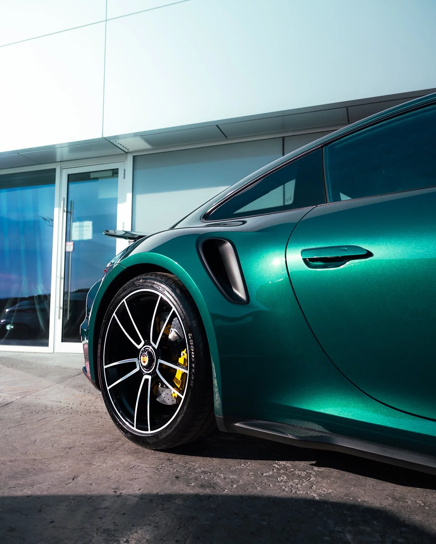 Porsche Racing Green Metallic Porsche 911 Turbo