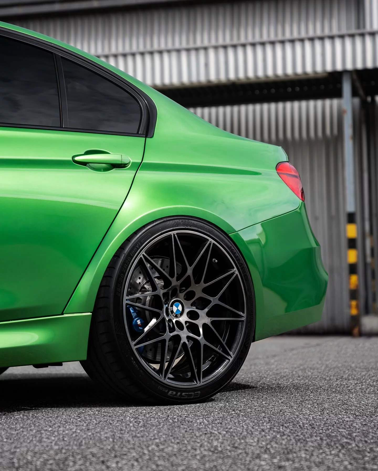 Rally Green BMW M3