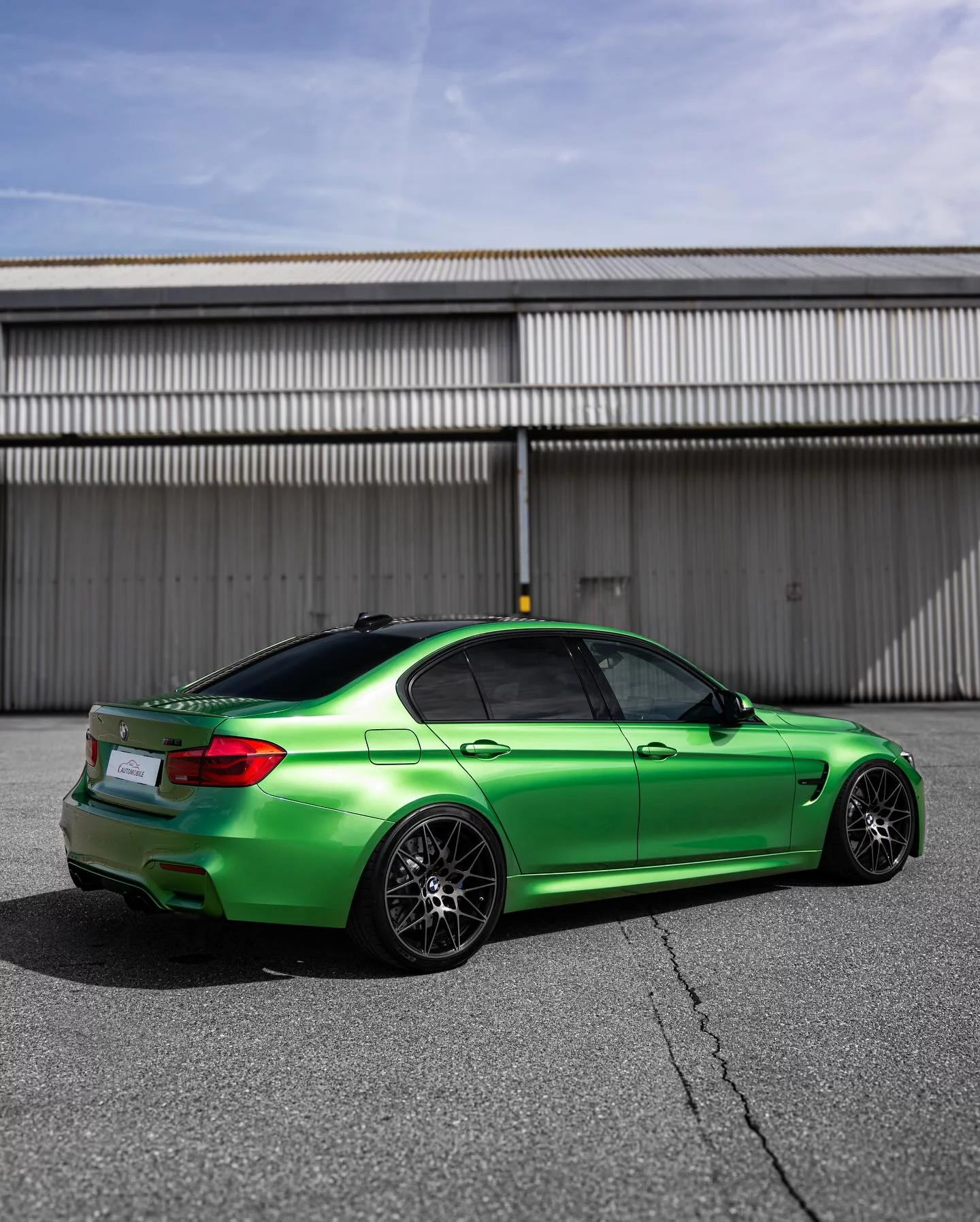 Rally Green BMW M3