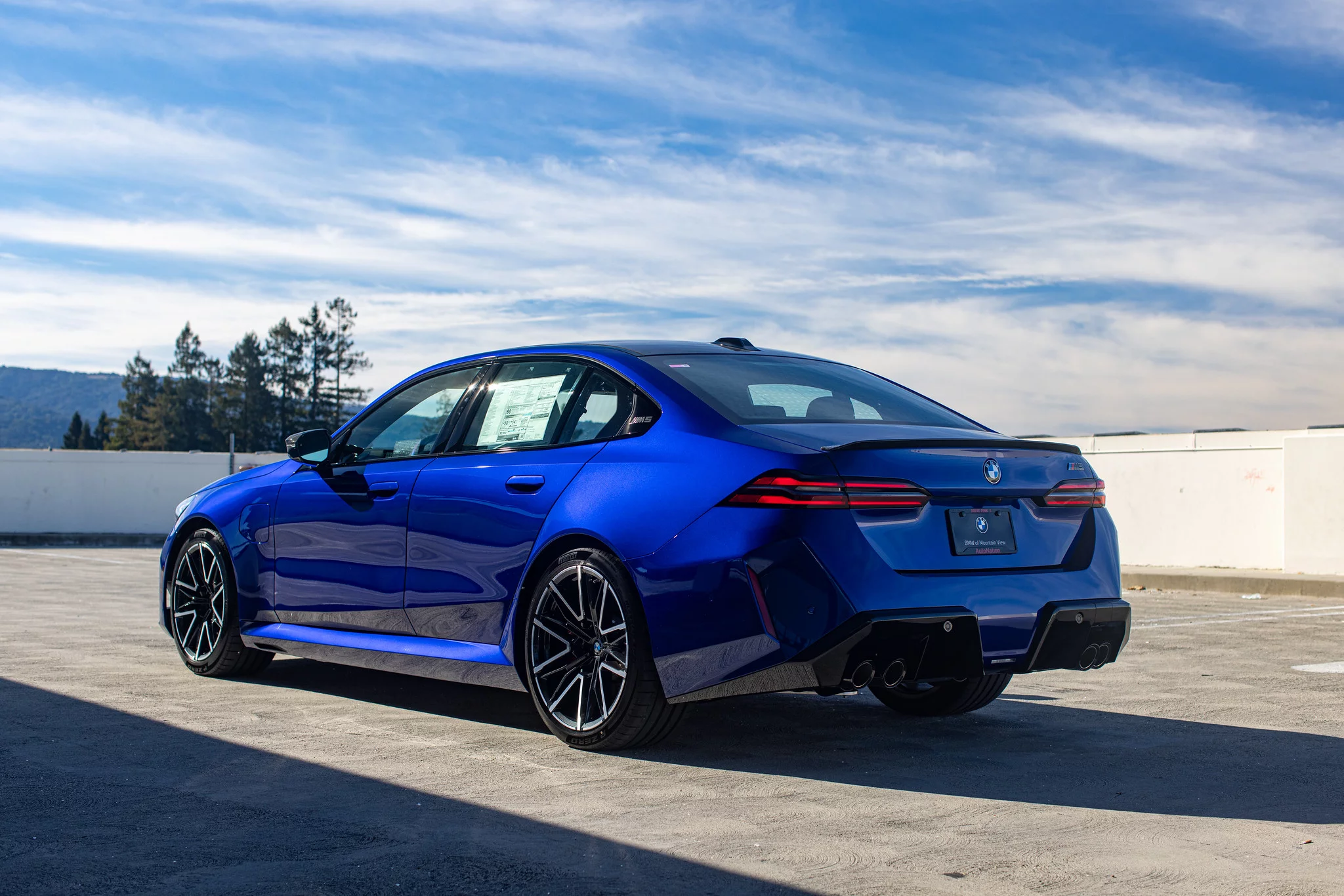 Marina Bay Blue BMW M5