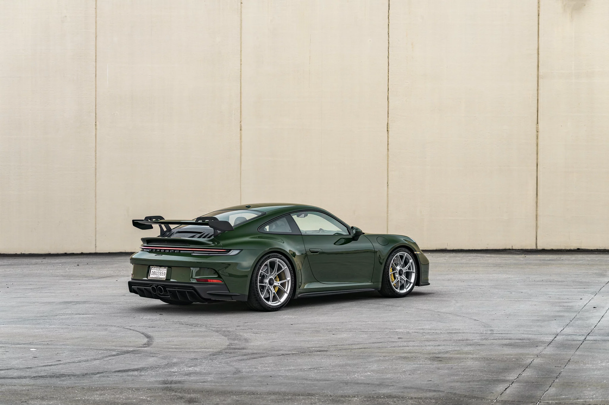 British Racing Green Porsche 911 GT3