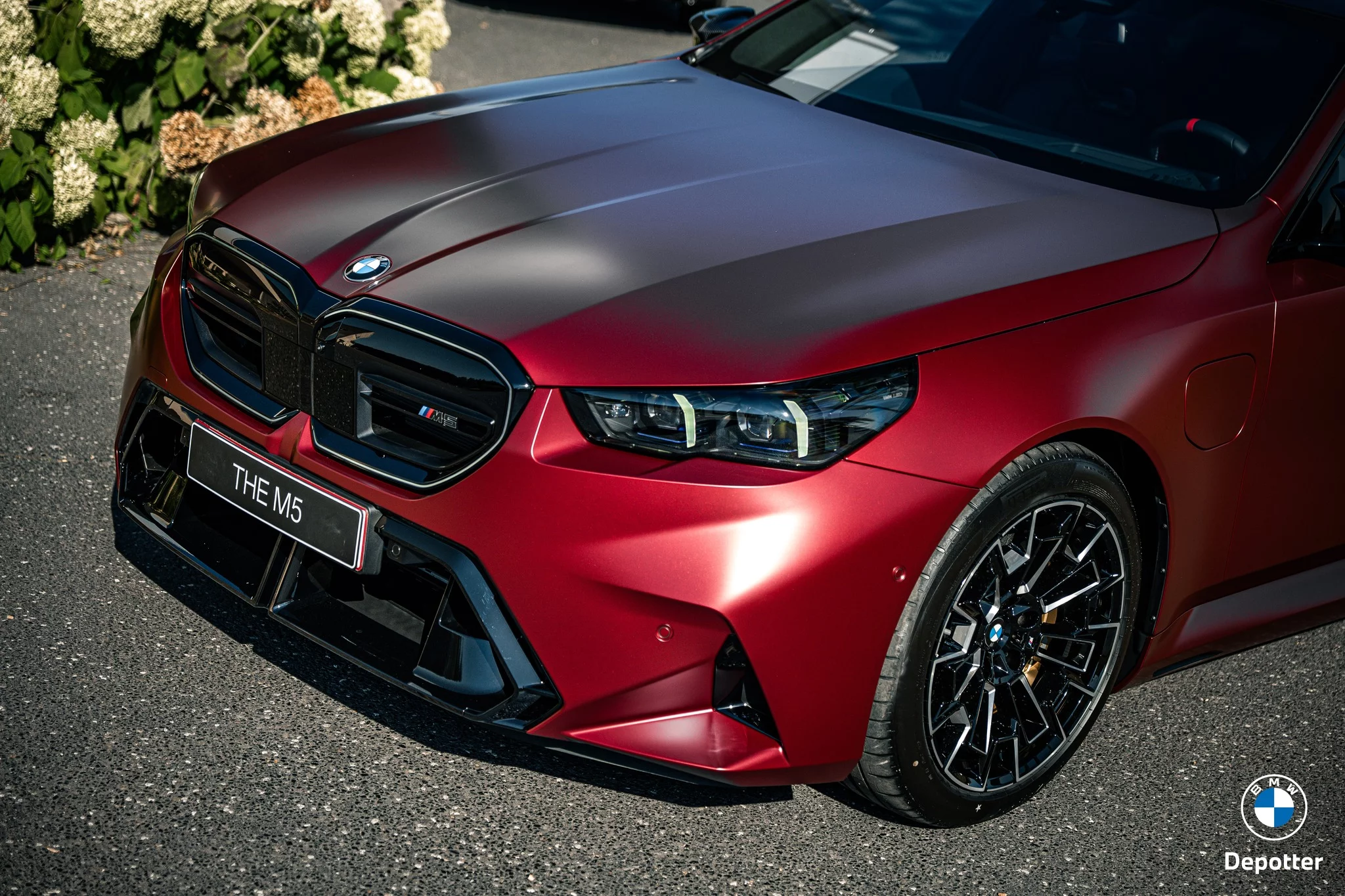 Frozen Preciosa Red BMW M5