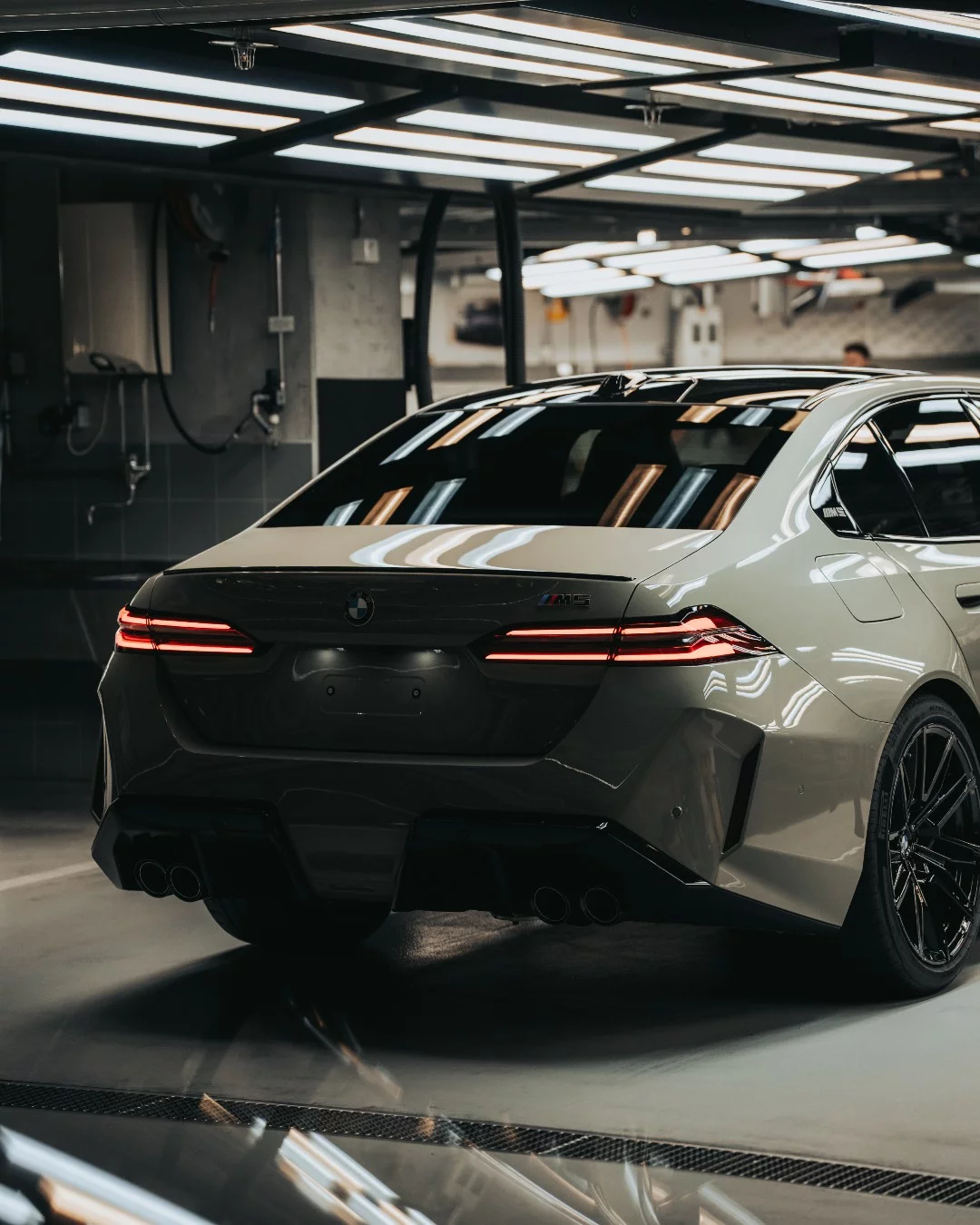 Stone Grey BMW M5