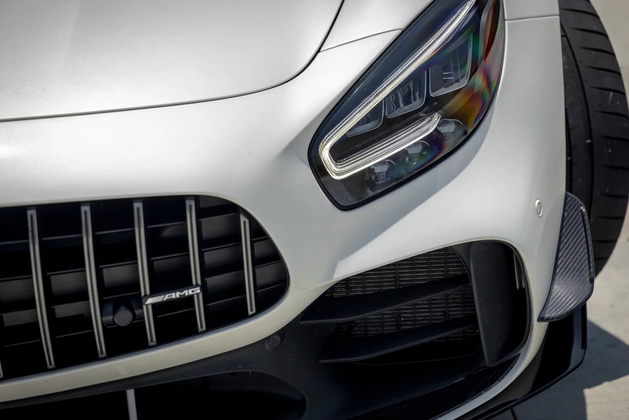 Diamond White Mercedes-AMG GT