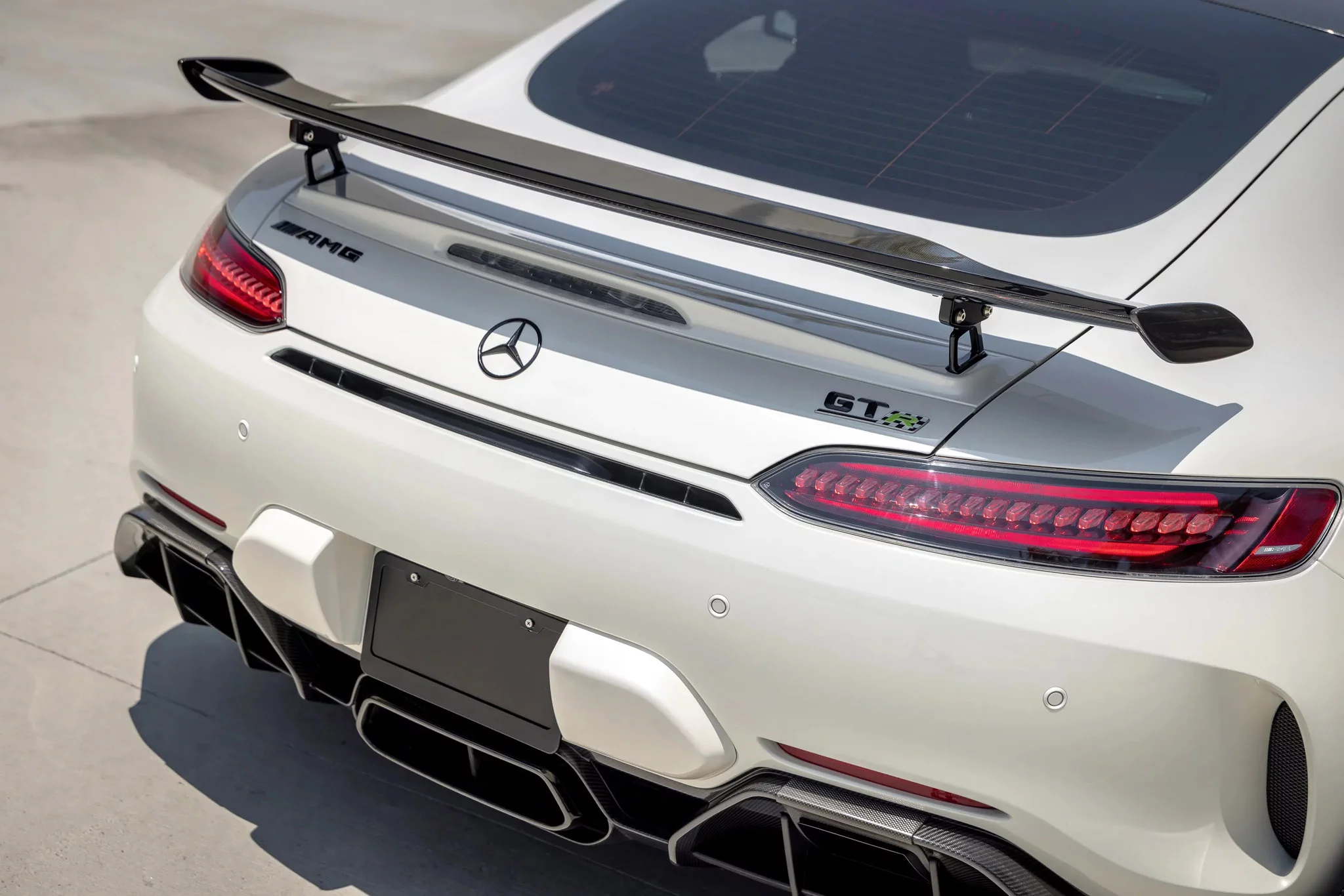 Diamond White Mercedes-AMG GT