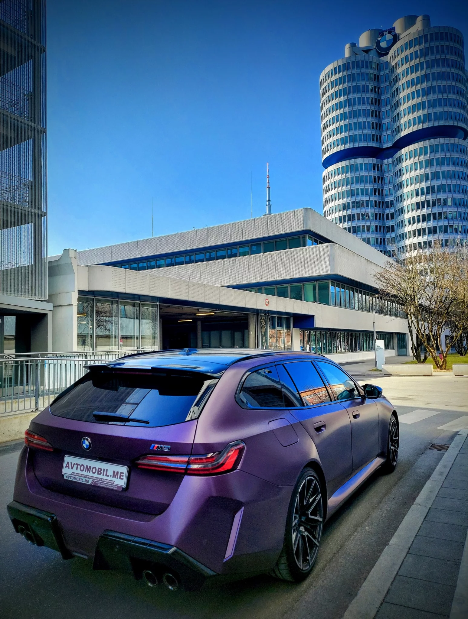 Frozen Purple BMW M5