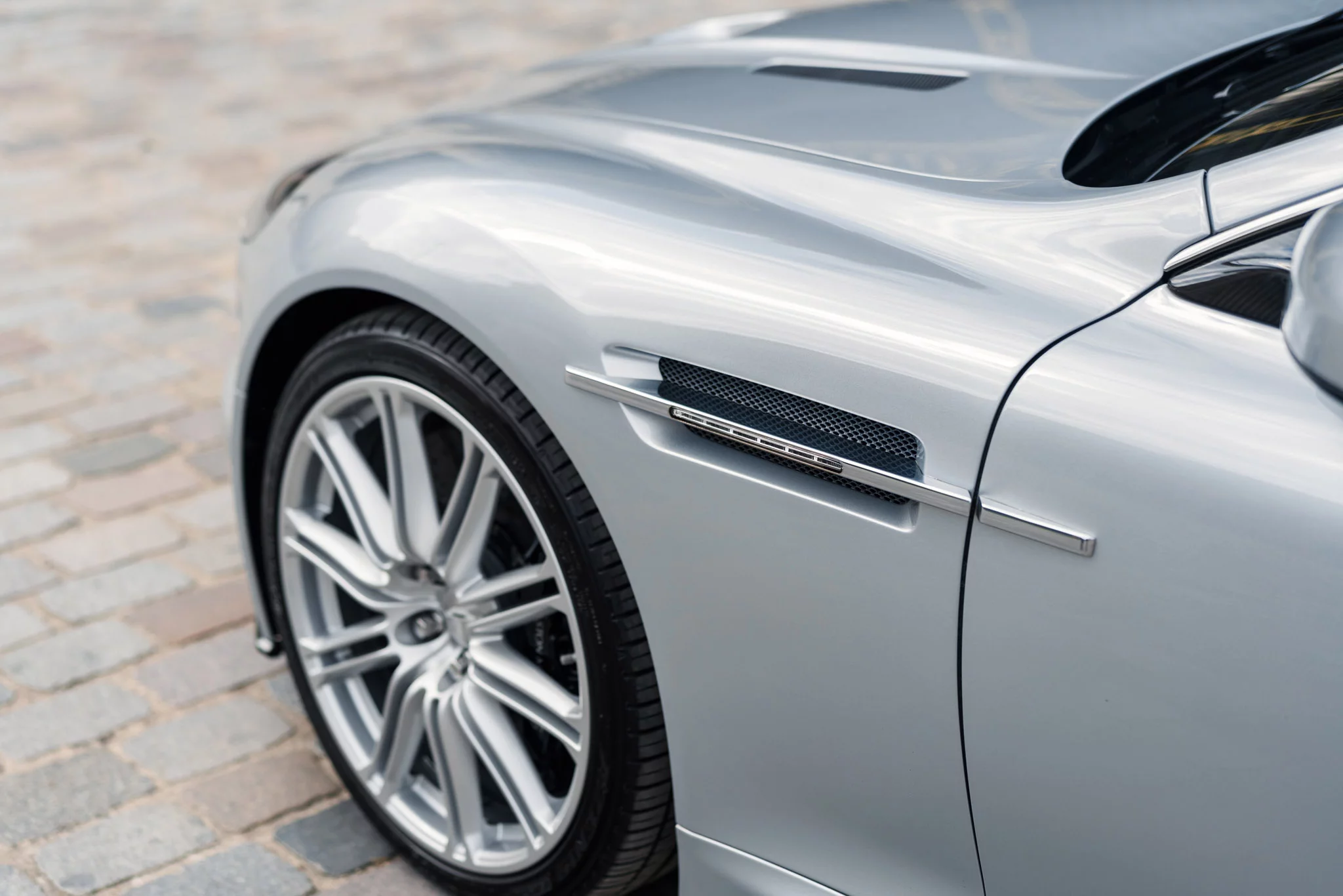 Titanium Silver Aston Martin DBS