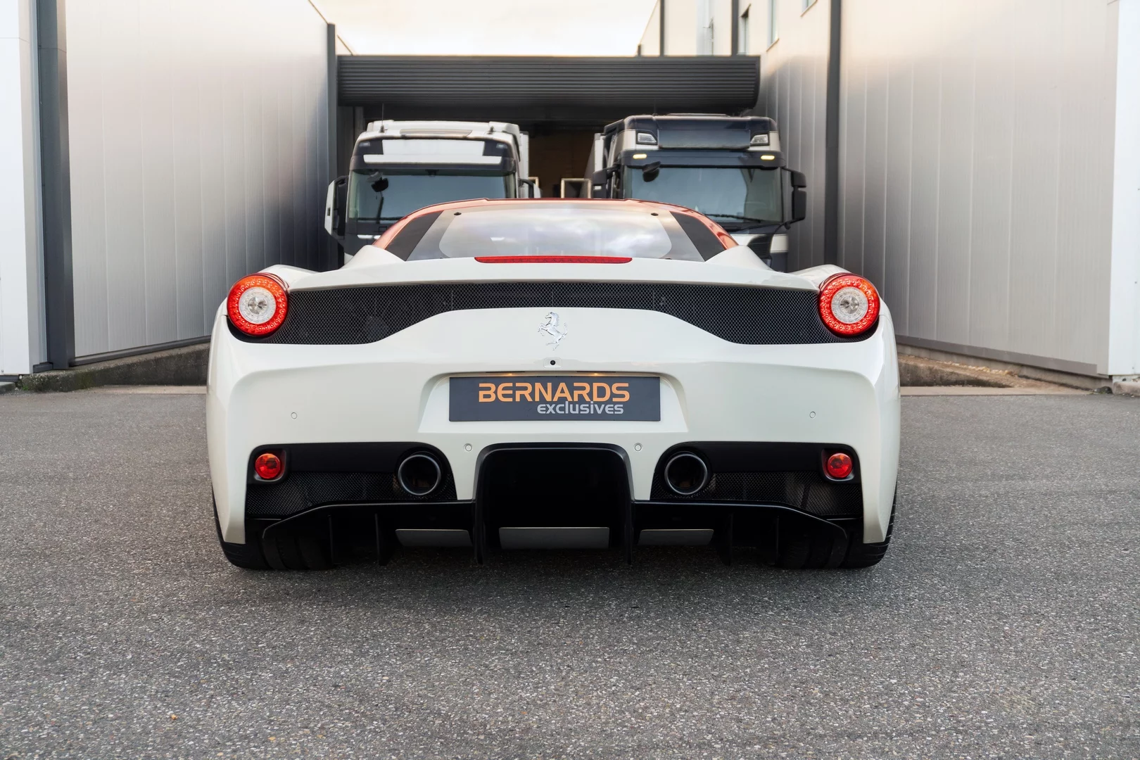 Bianco Avus Ferrari 458