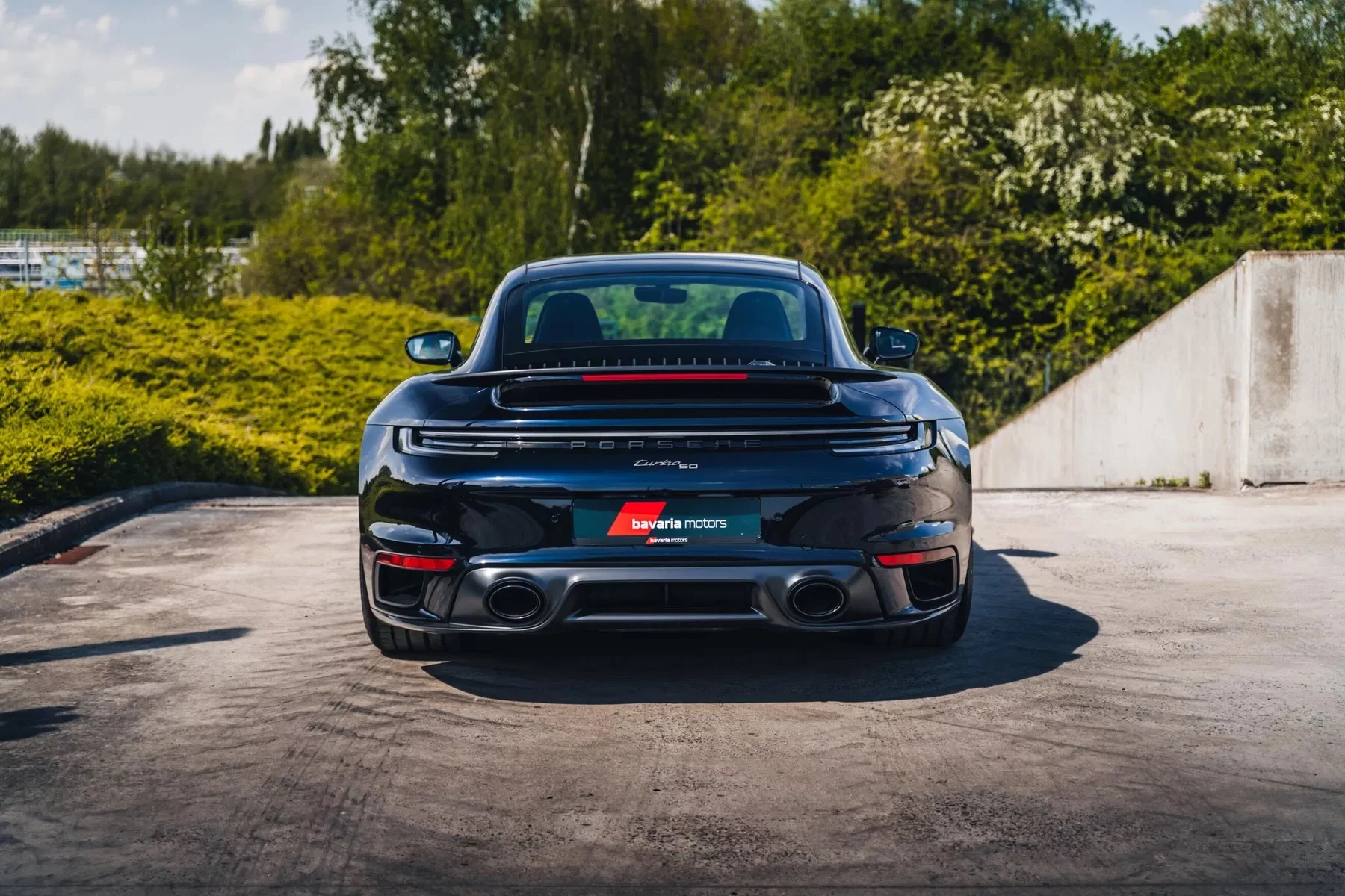 Dark Blue Metallic Porsche 911 Turbo