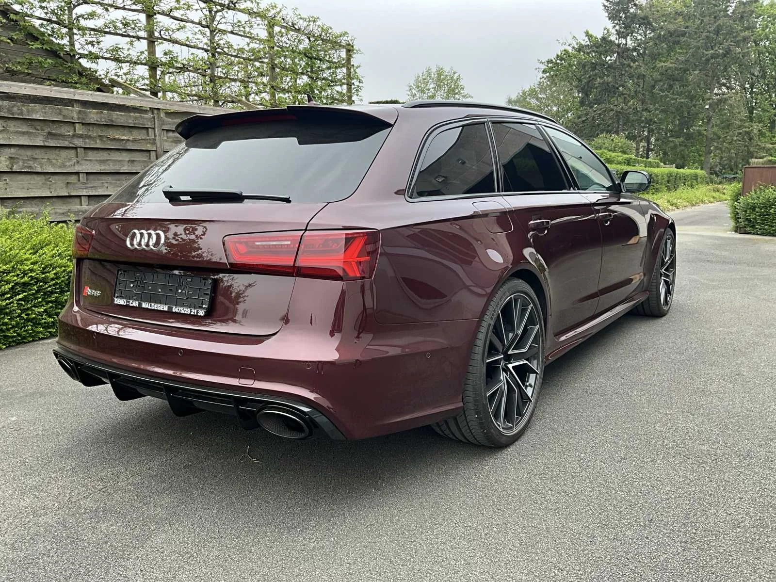 Classic Red Audi RS6 Avant