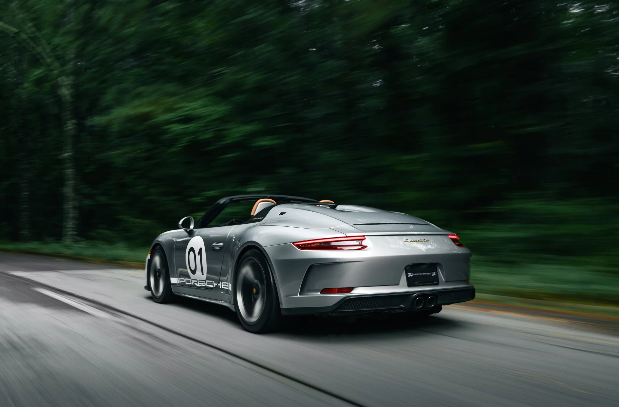 GT Silver Metallic Porsche 911 Speedster