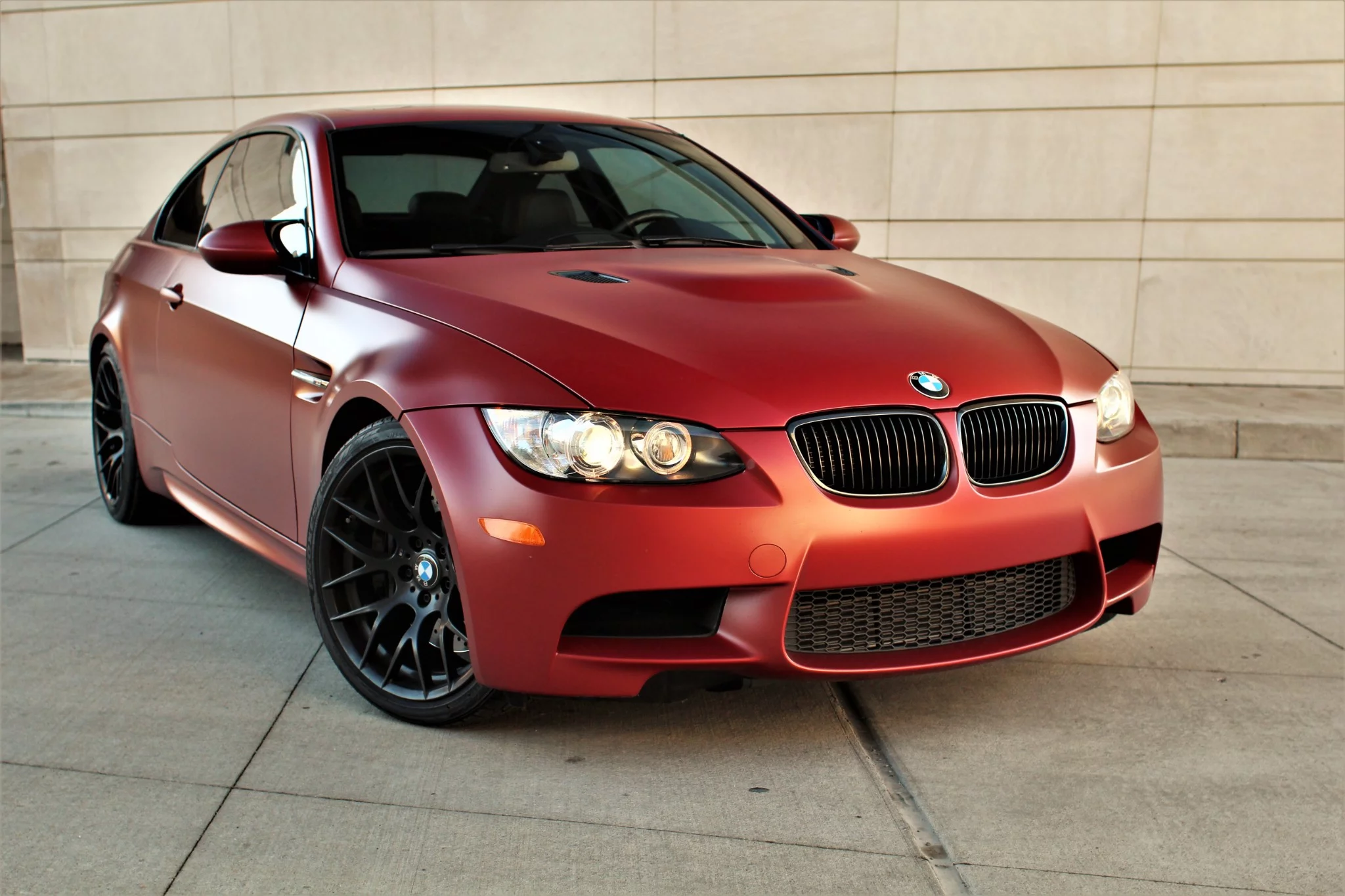 Frozen Red BMW M3