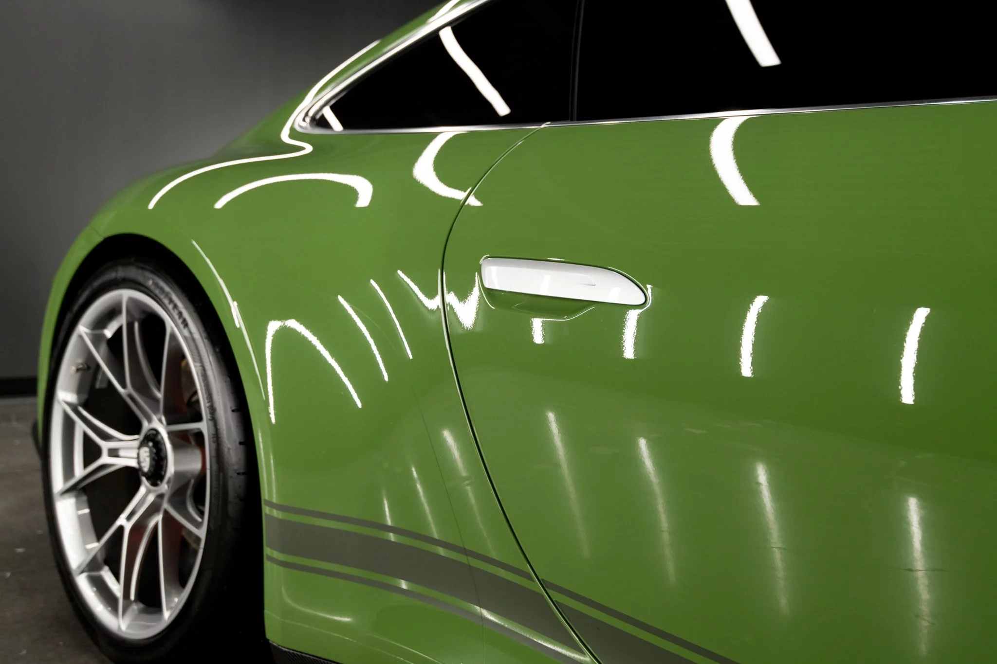 Olive Green Porsche 911 GT3