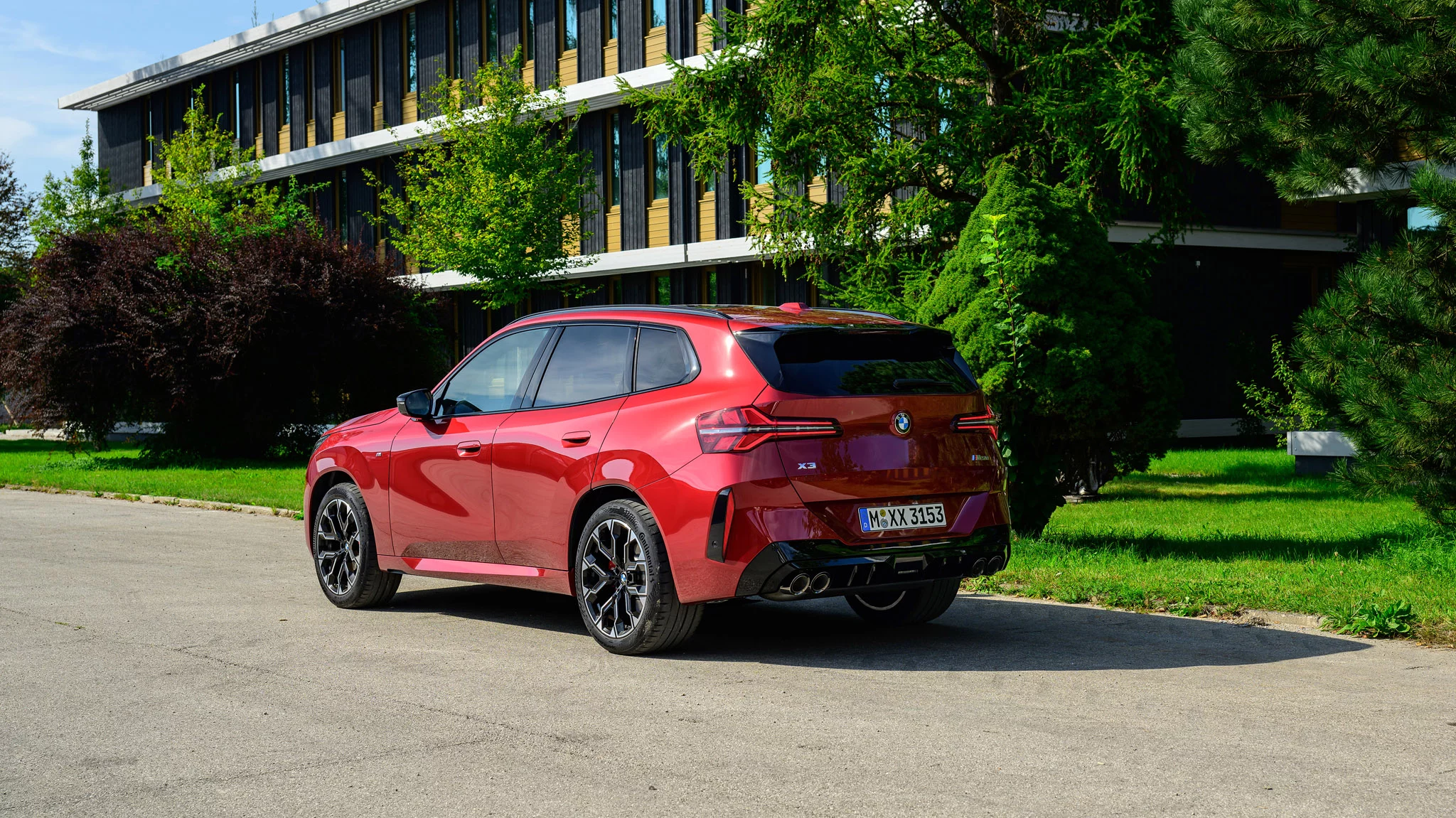 Fire Red BMW X3