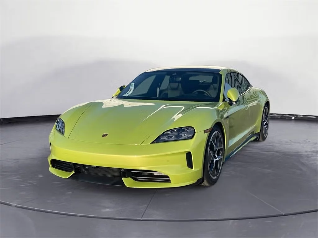 Peridot Metallic Porsche Taycan