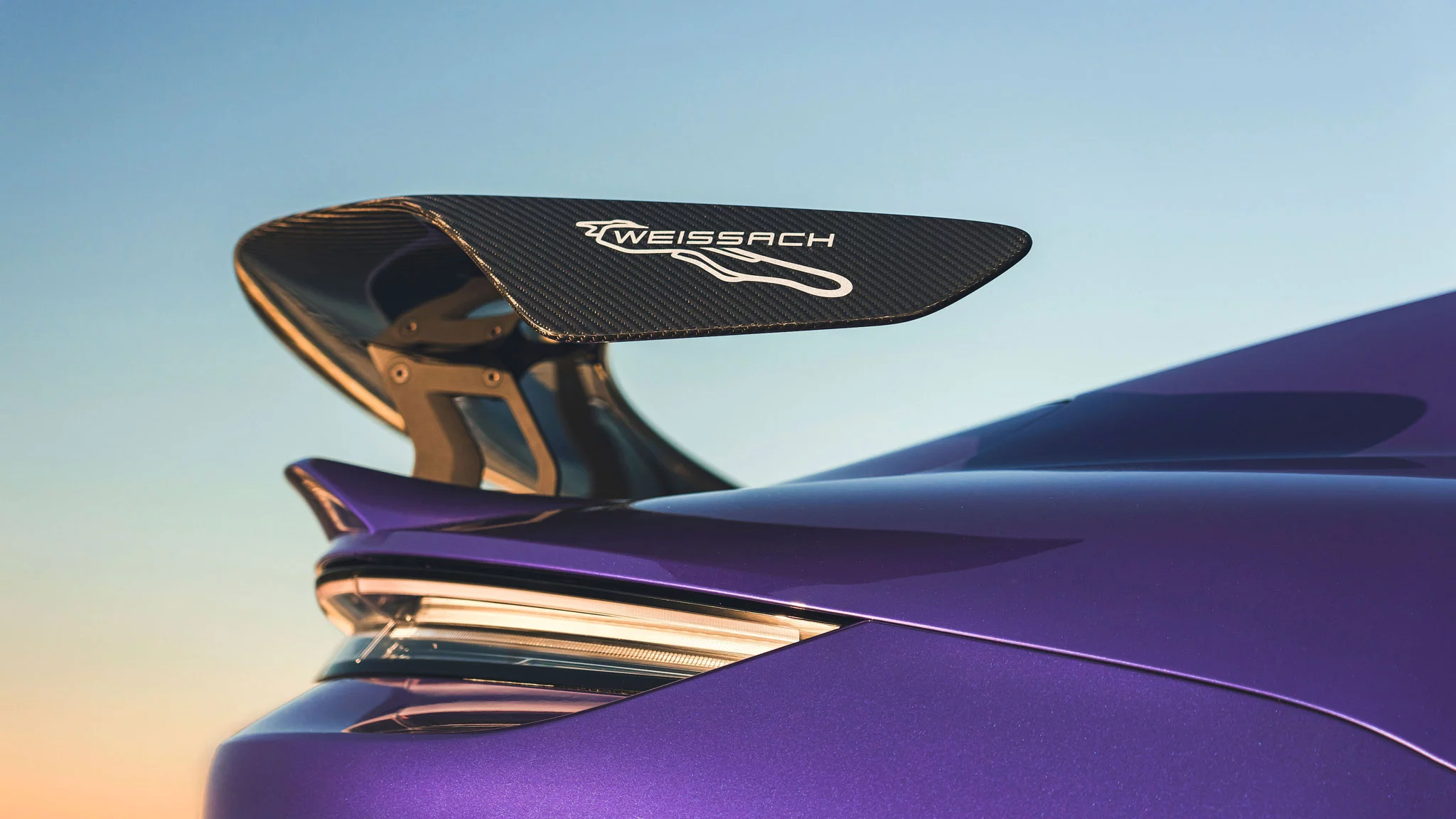 Purple Sky Metallic Porsche Taycan