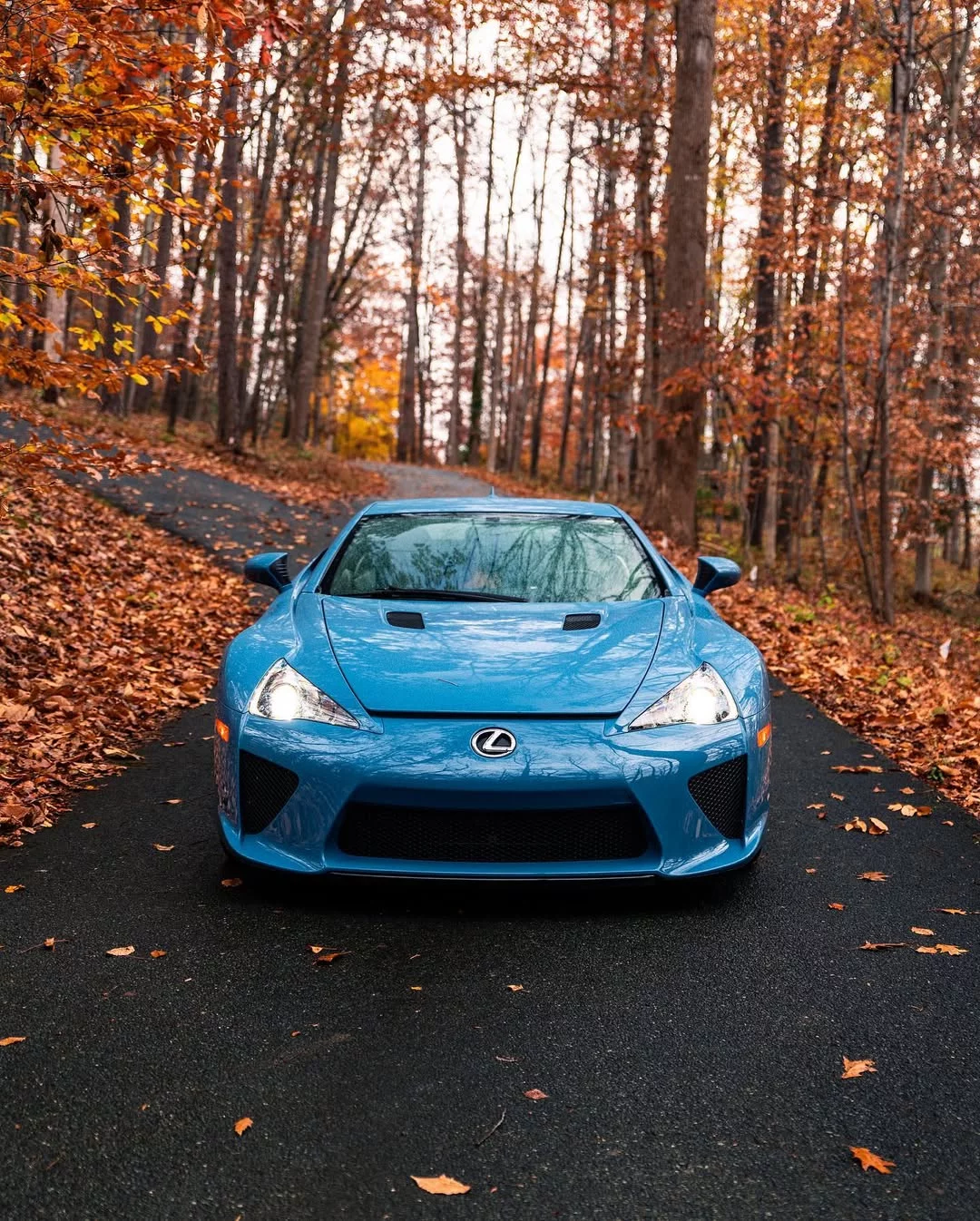 Slate Blue Lexus LFA