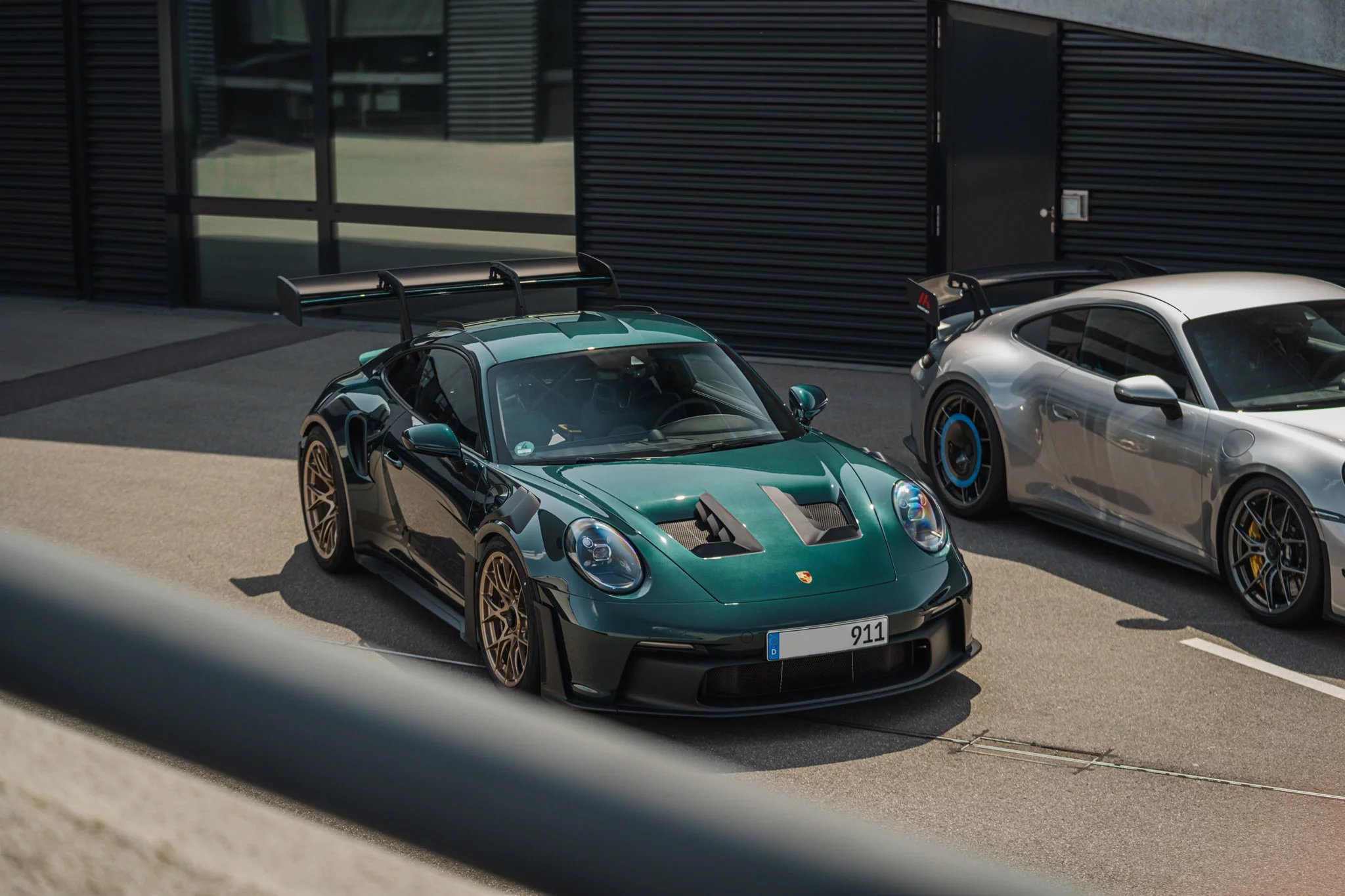 Jet Green Metallic Porsche 911 GT3 RS