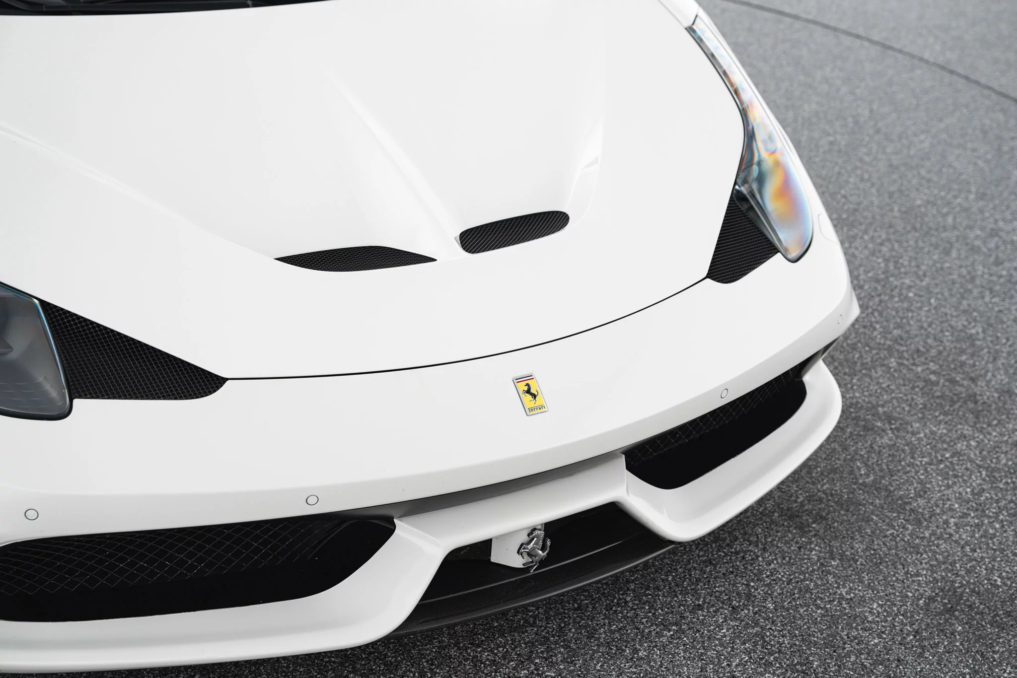 Bianco Avus Ferrari 458