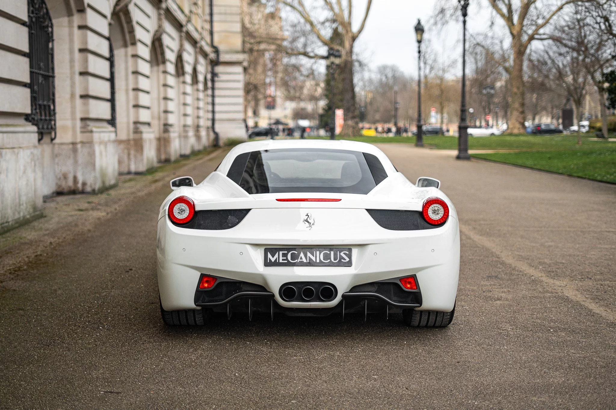 Bianco Avus Ferrari 458