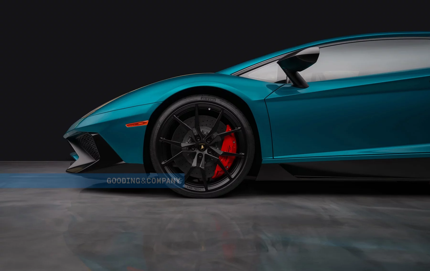 Verde Artemis Lamborghini Aventador