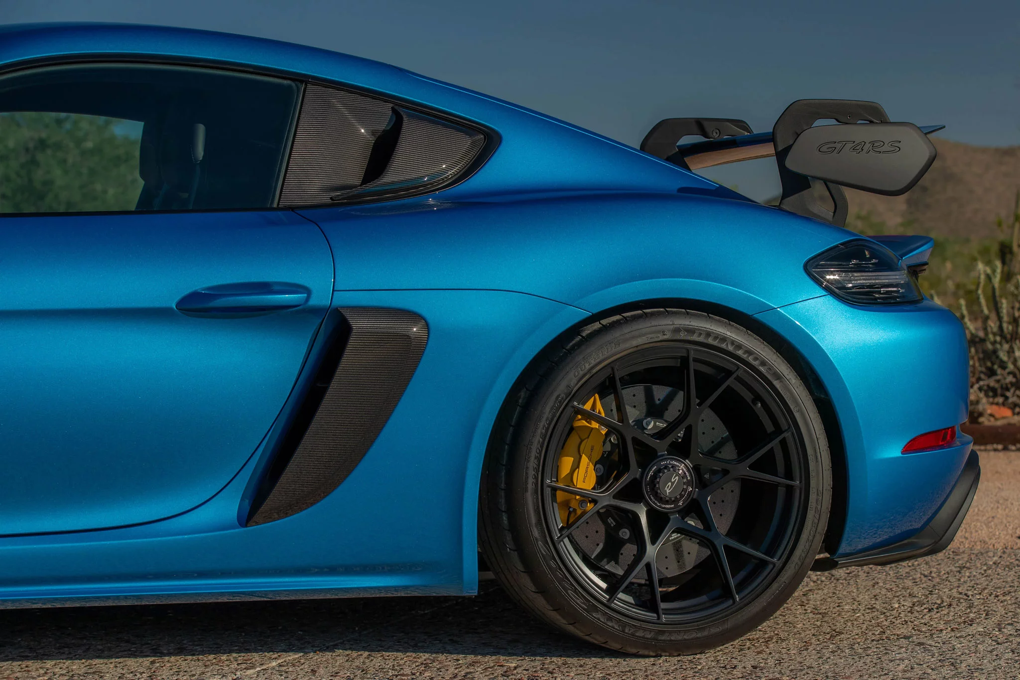 South Sea Blue Porsche 718 Cayman GT4 RS