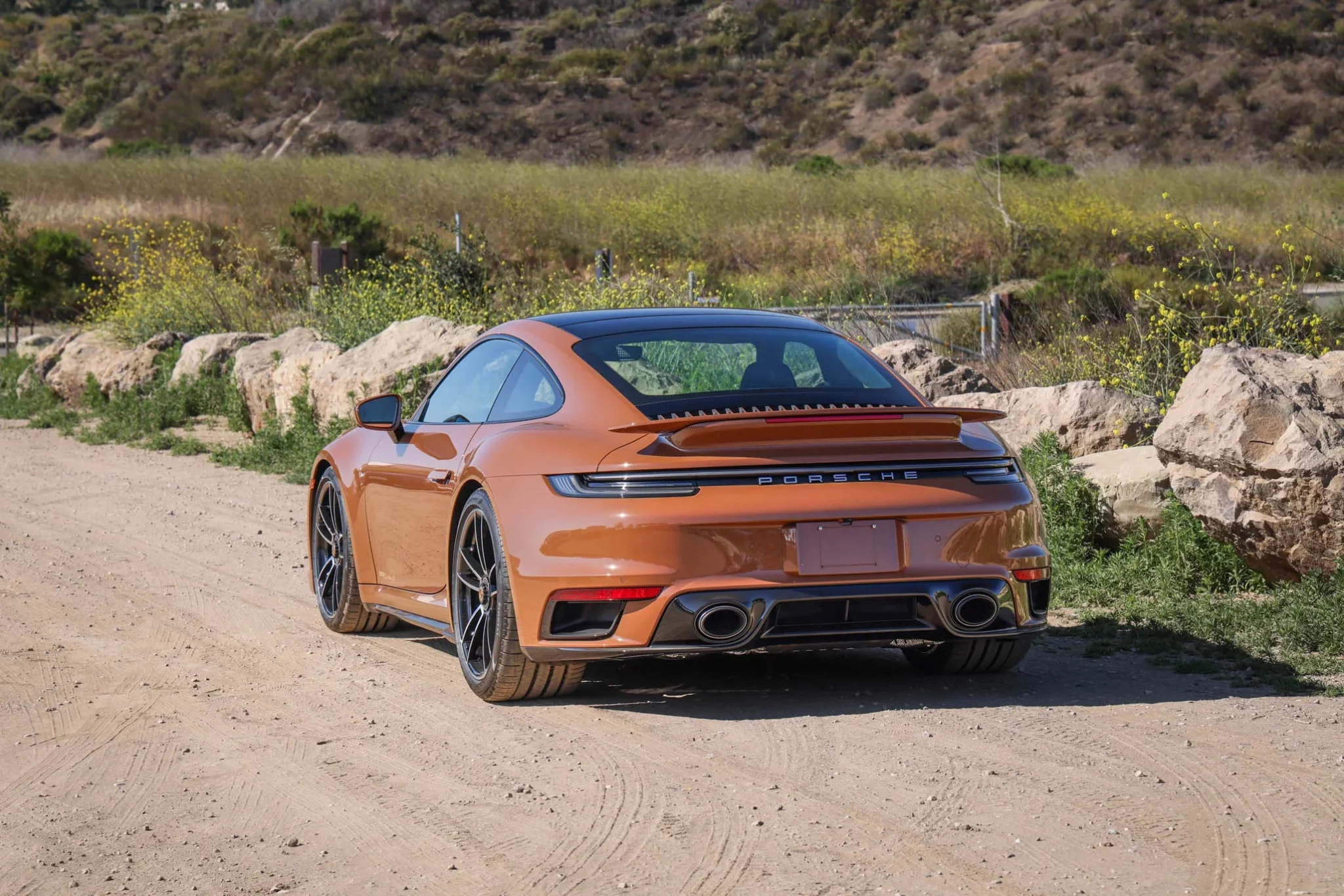 Sepia Brown Porsche 911 Turbo
