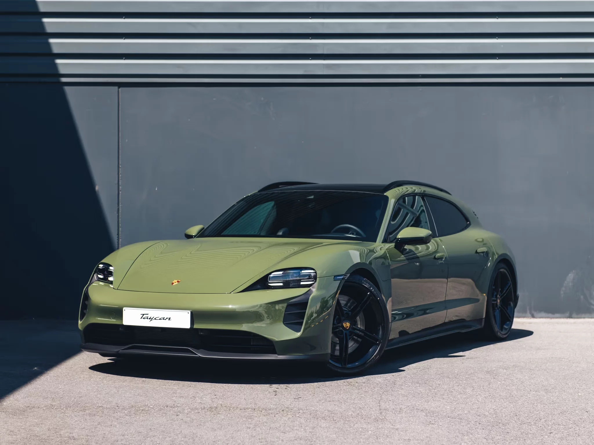 Nato Olive Porsche Taycan