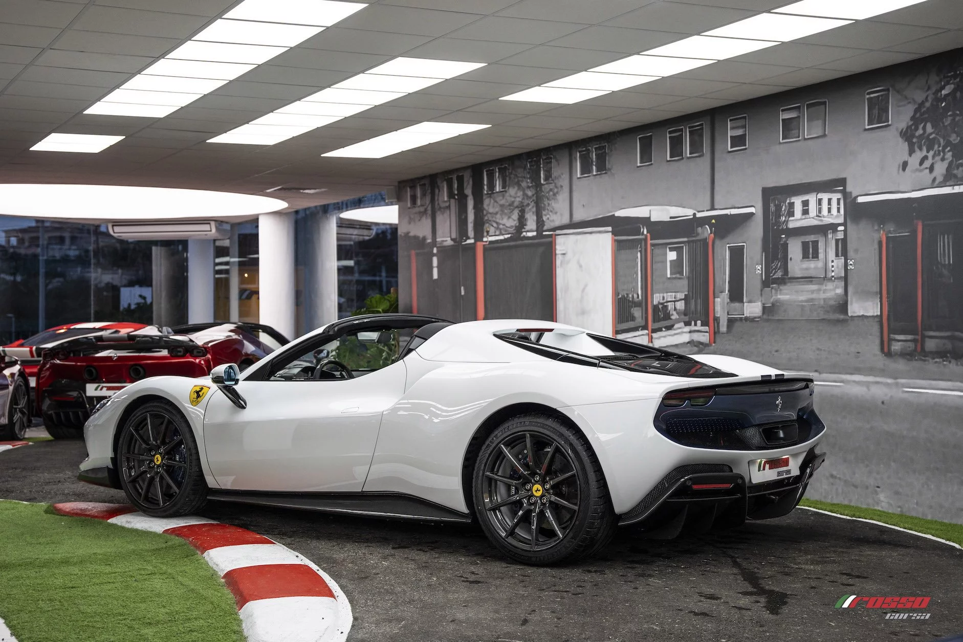 Bianco Cervino Ferrari 296