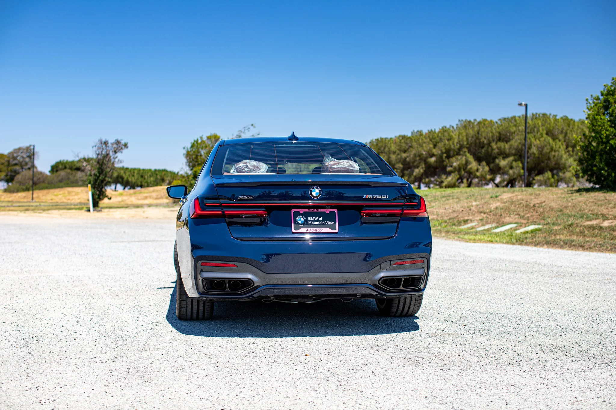 Black Blue BMW 7 Series