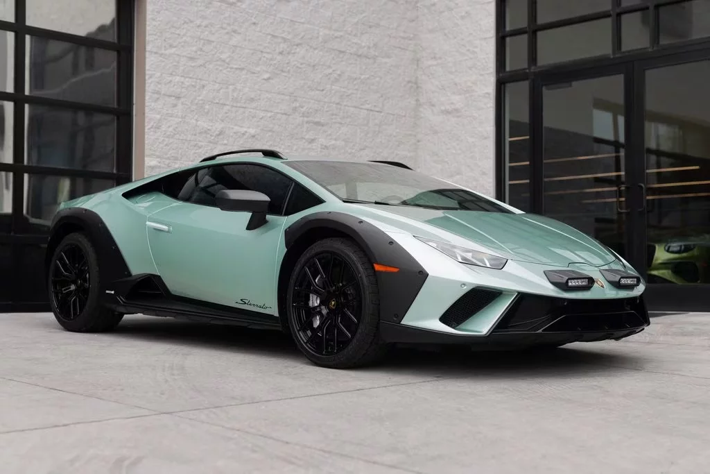 Verde Crystallus Lamborghini Huracán