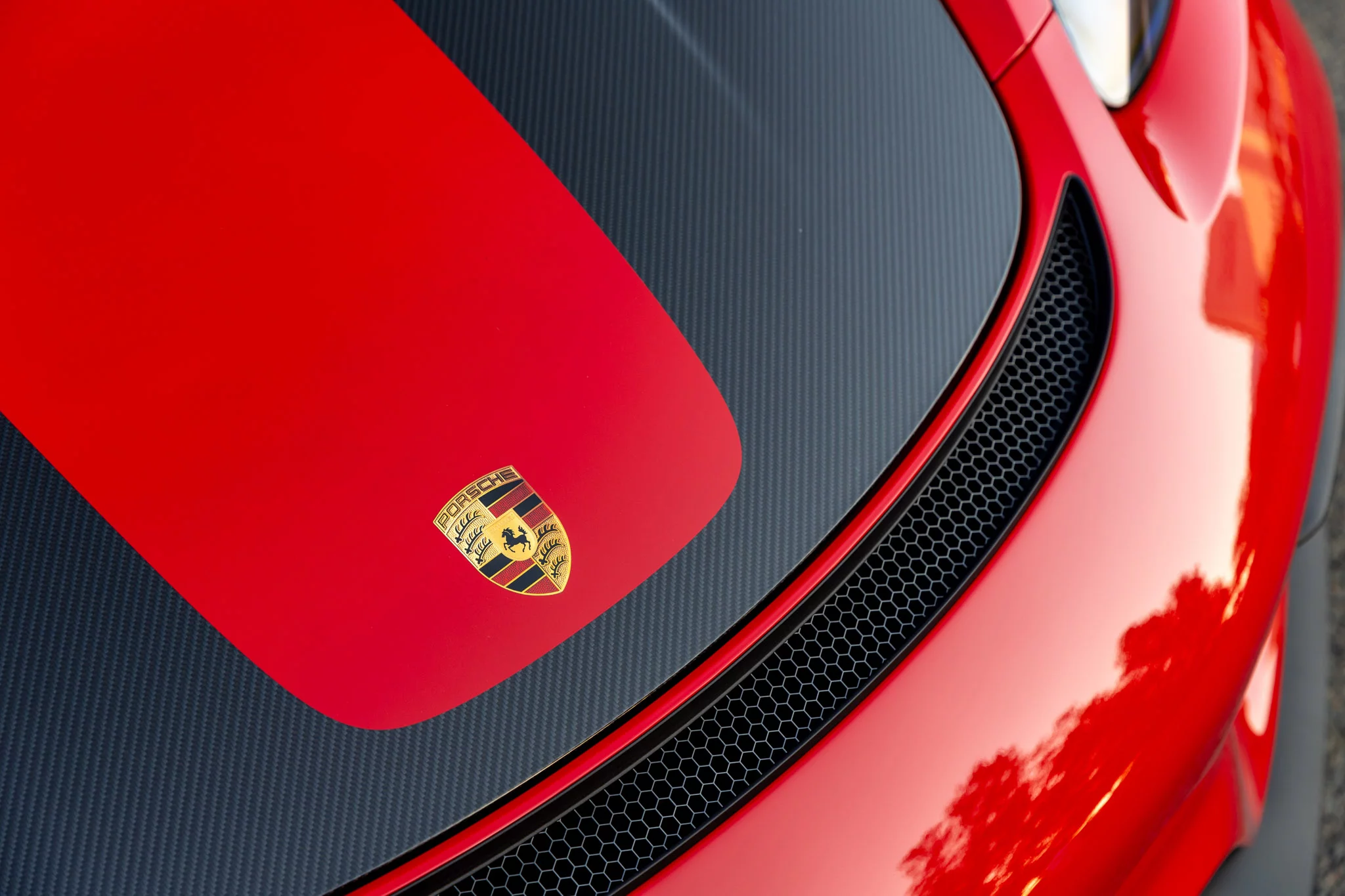 Guards Red Porsche 718 Spyder RS