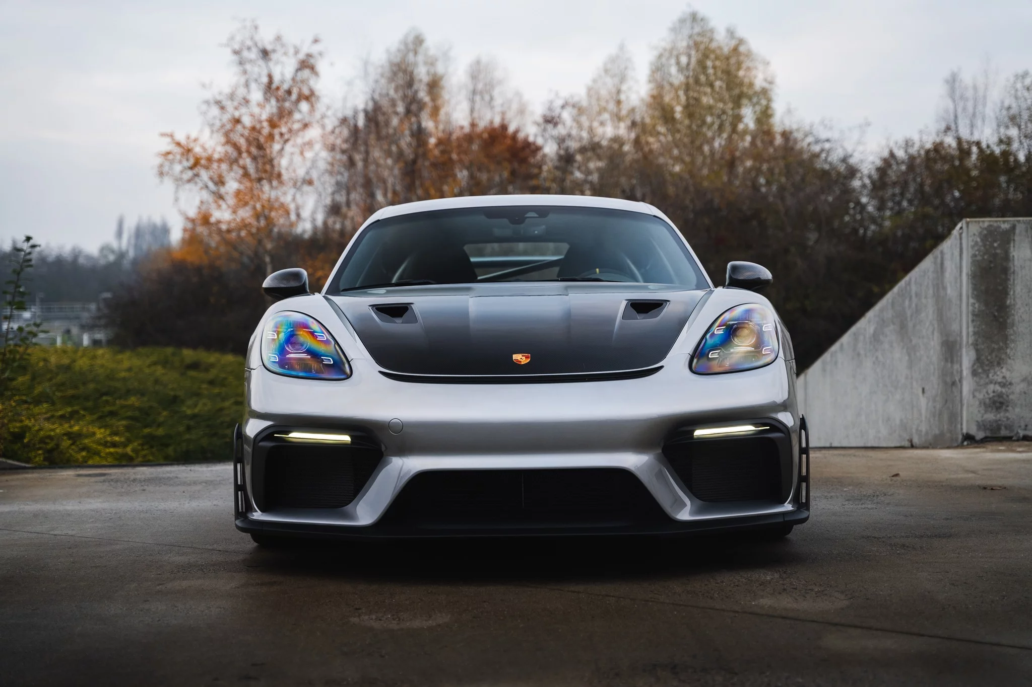 GT Silver Metallic Porsche 718 Cayman GT4 RS