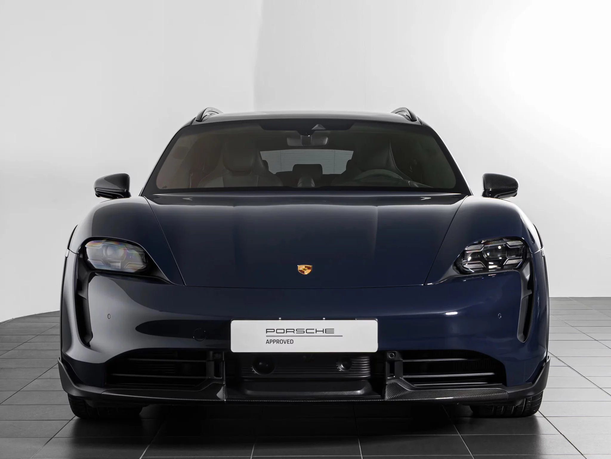 Dark Sea Blue Porsche Taycan