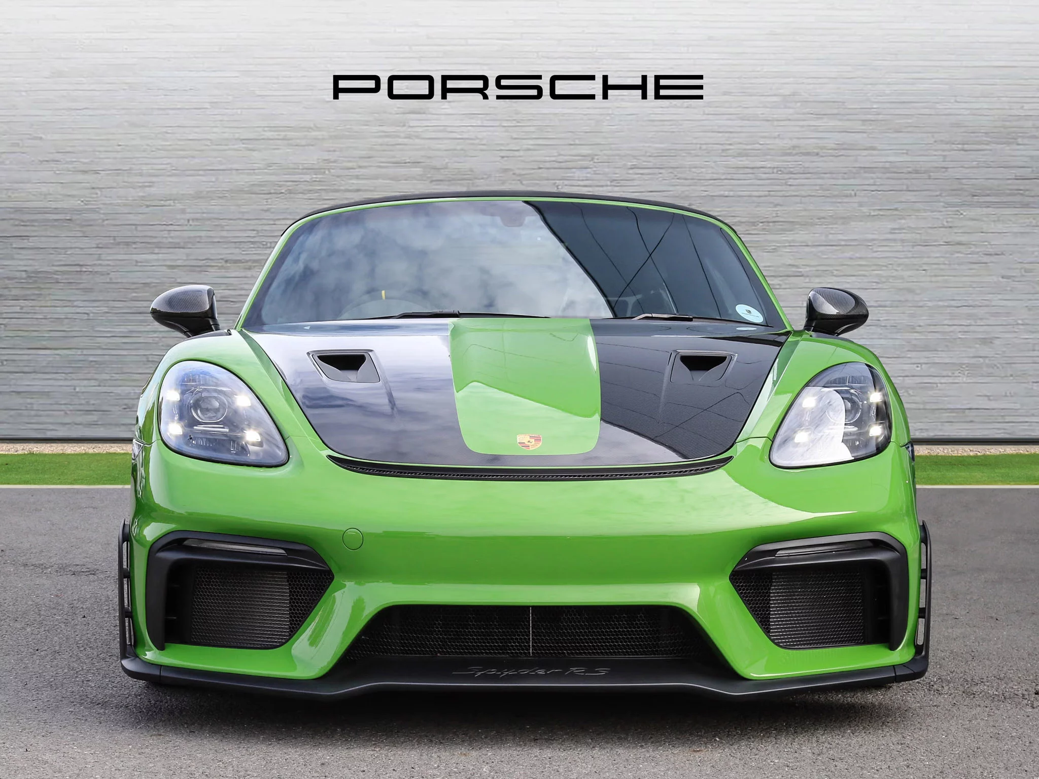 Willow Green Porsche 718 Spyder RS