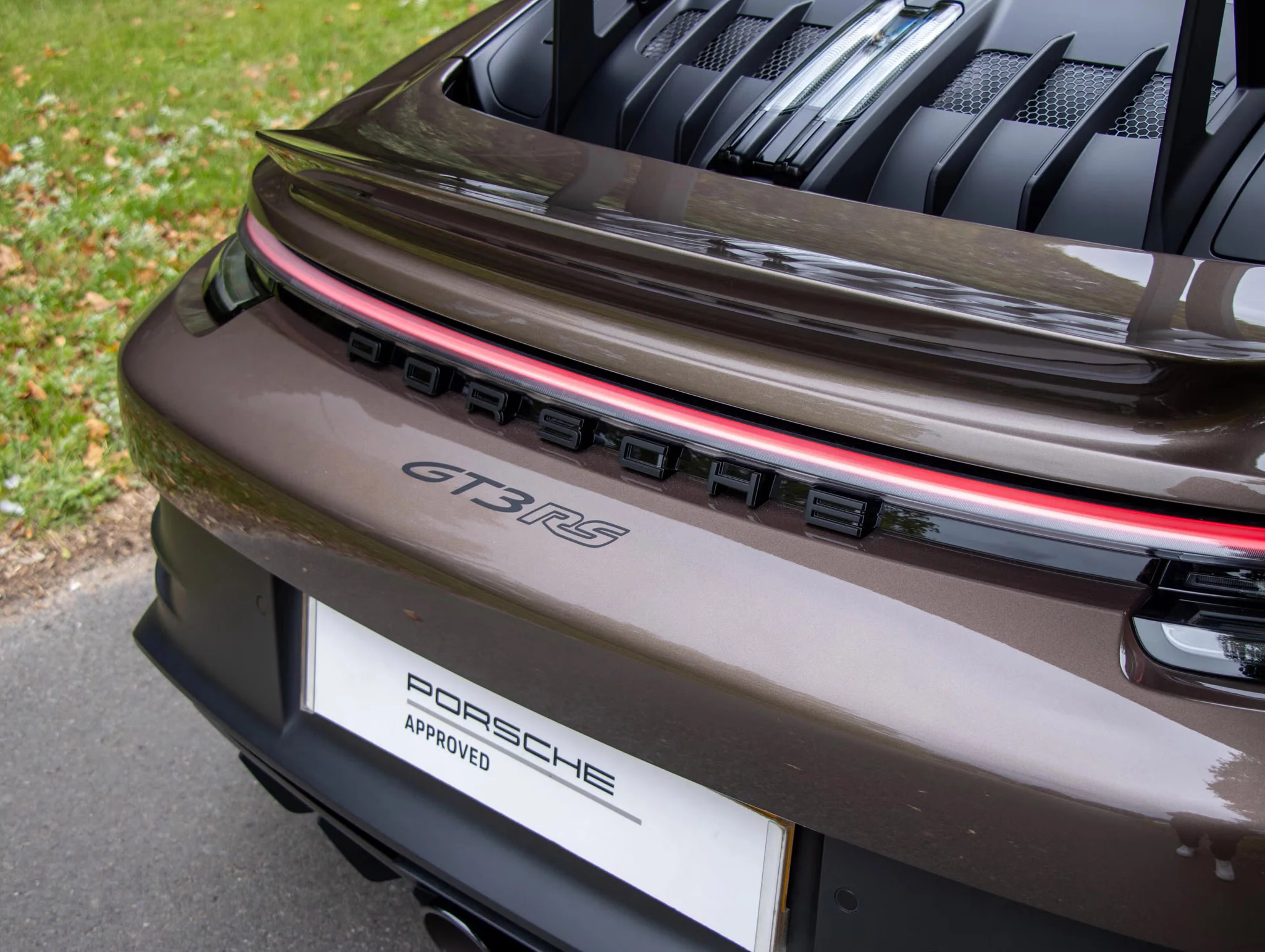 Chestnut Brown Metallic Porsche 911 GT3 RS